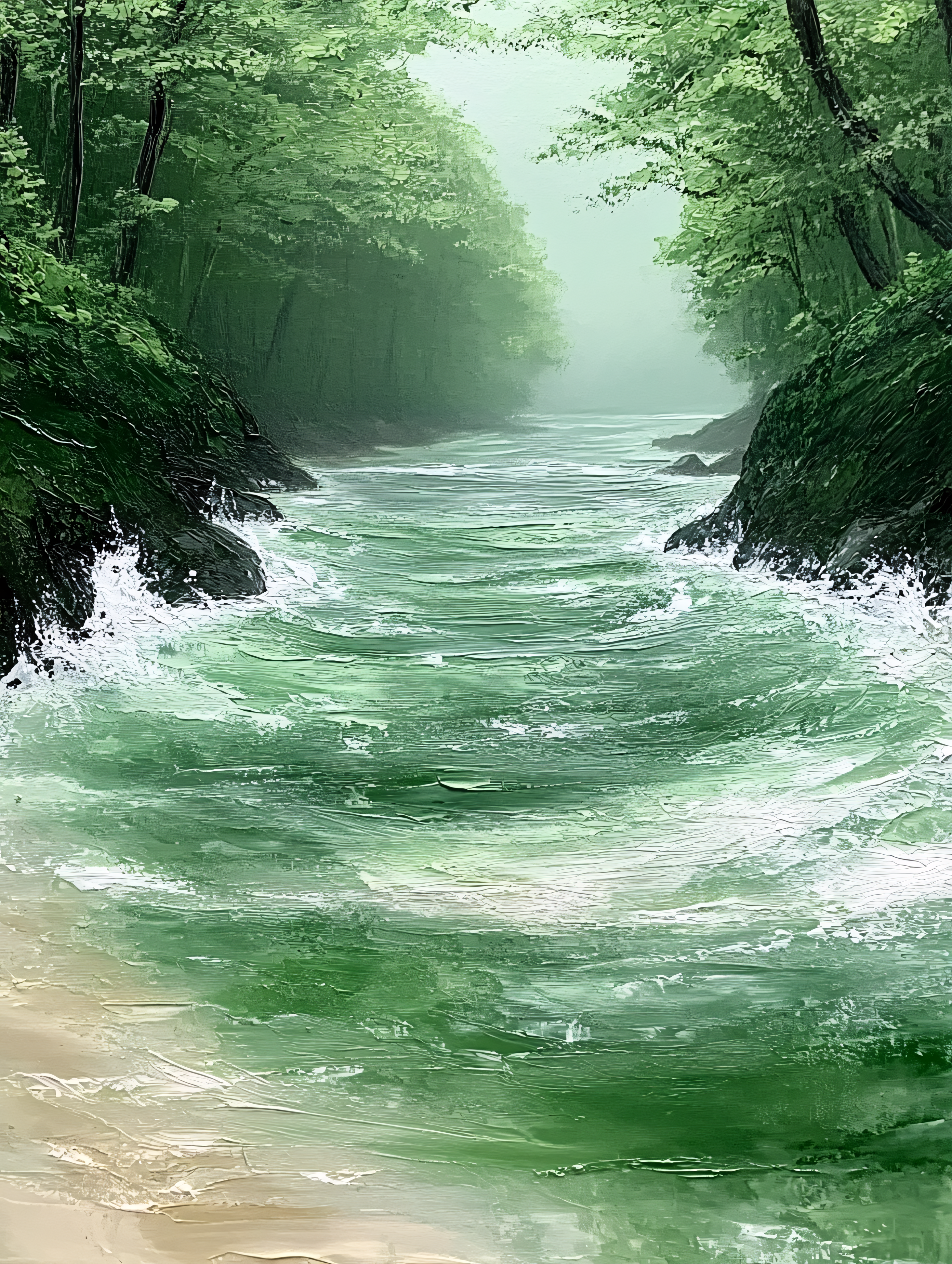 River through a Forest