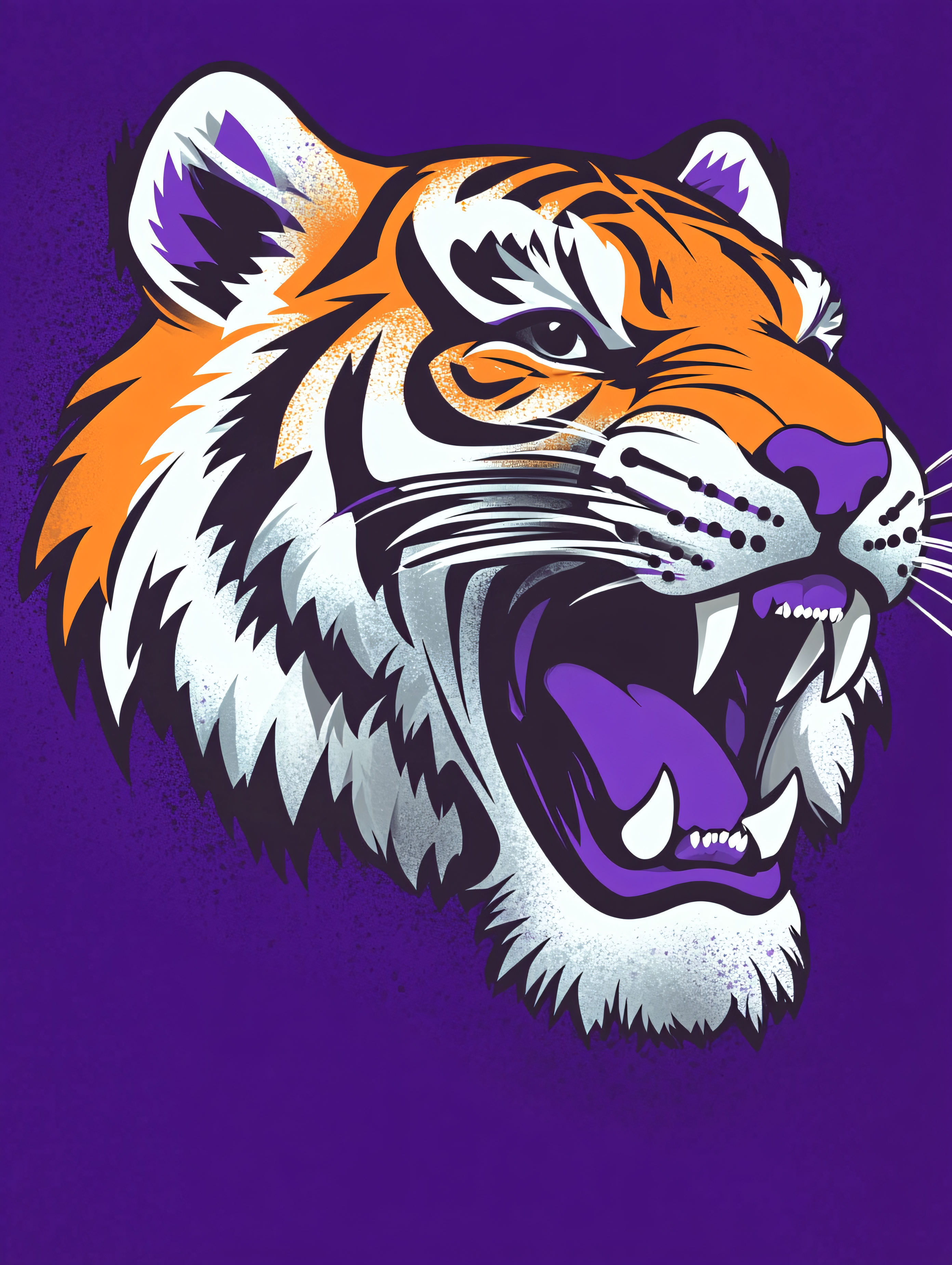 Roaring Tiger Head