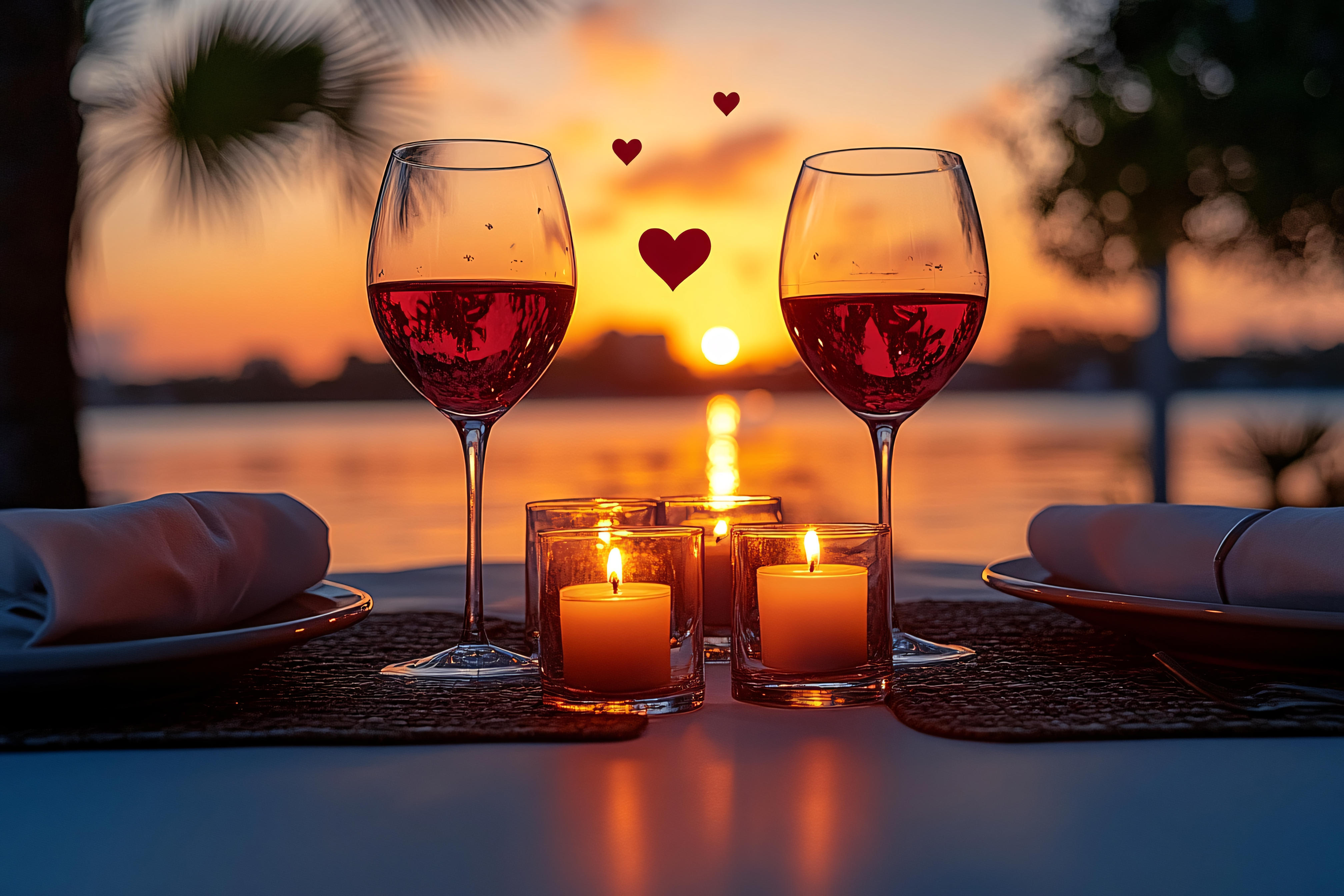 Romantic Dinner at Sunset