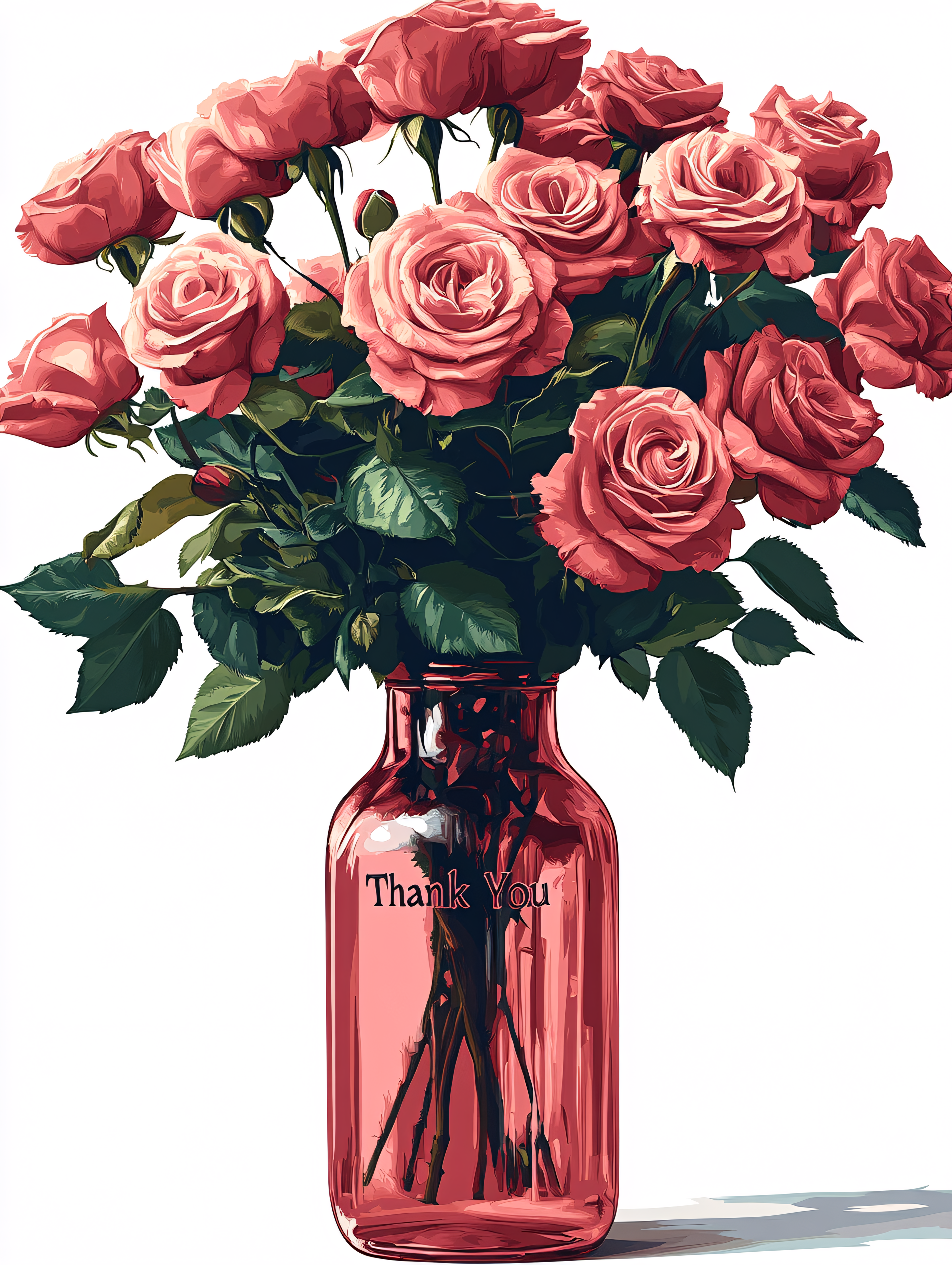 Rose Bouquet in Vase