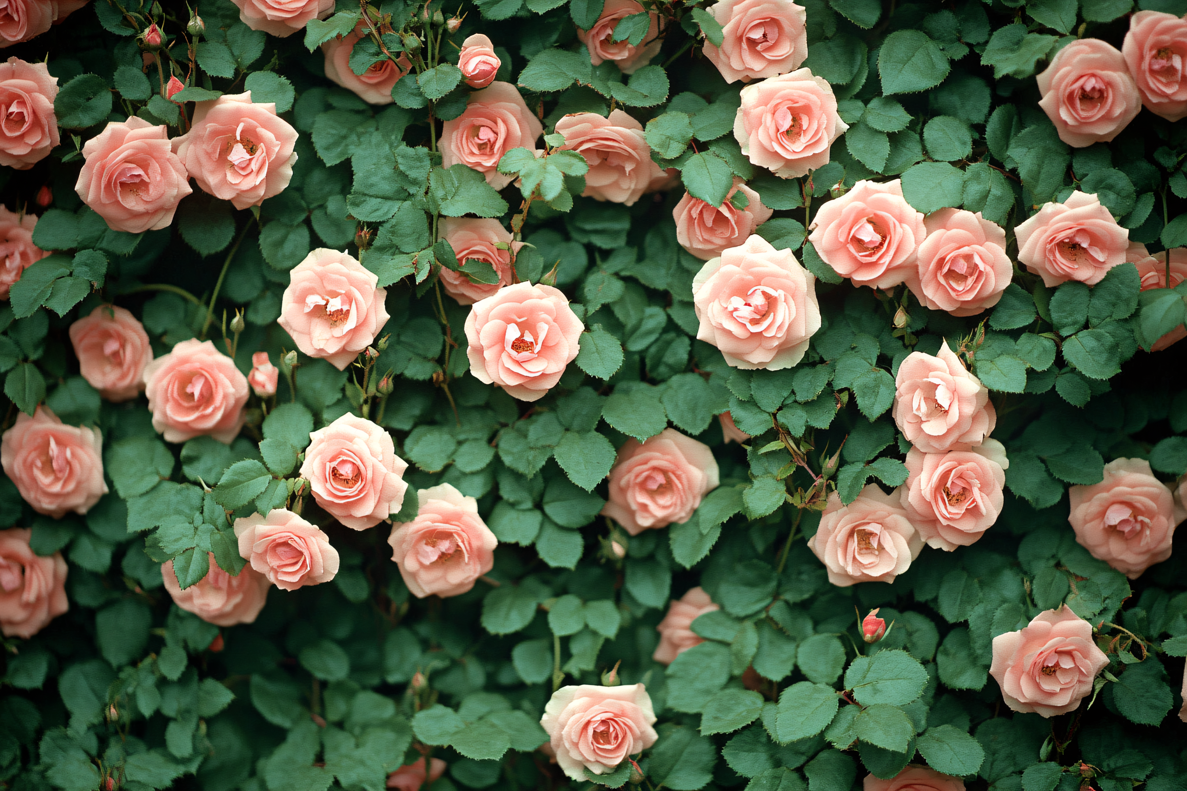 Rose Bush Bloom