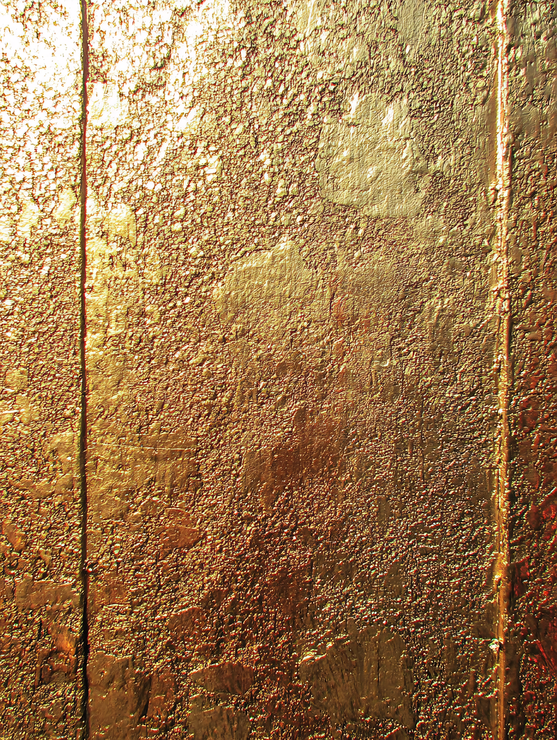Rough Golden Panel Texture