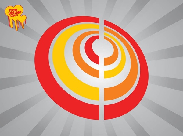 Round Logo Template Free Vector