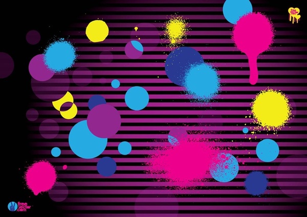 Immerse in the Colorful World of Splash Vector Designs