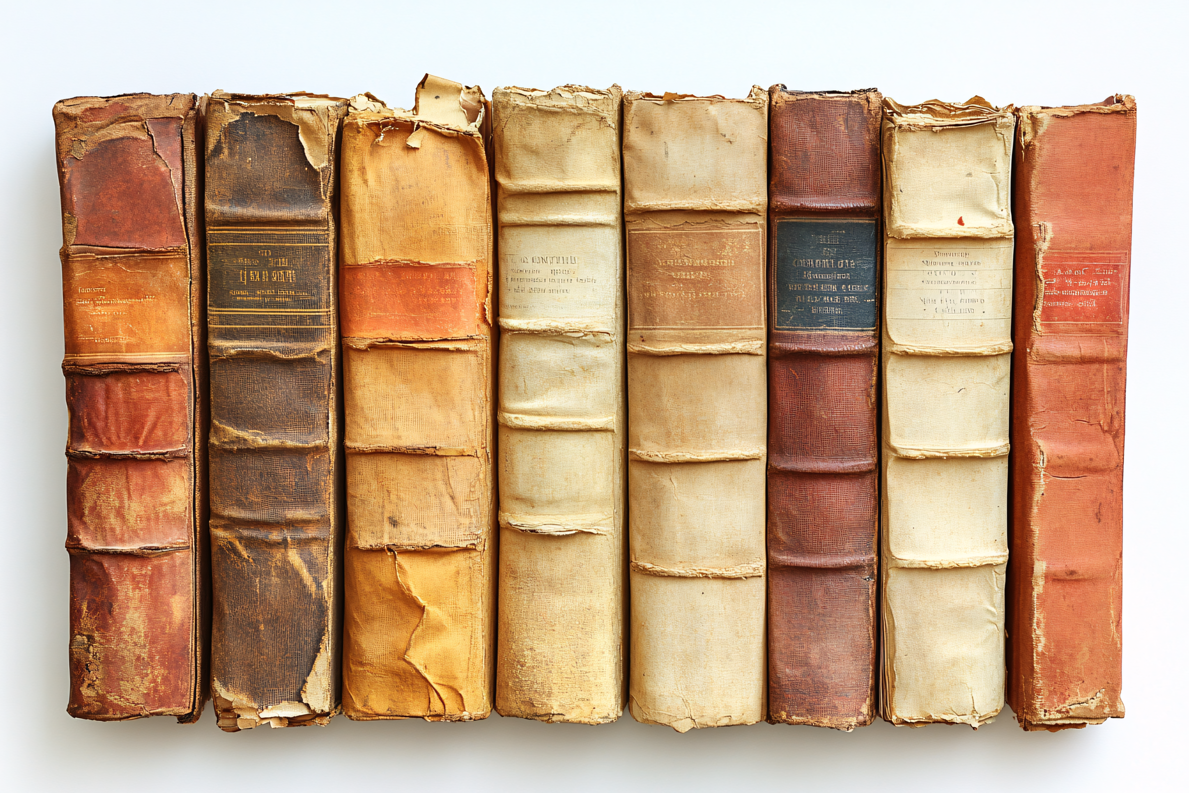 Row Of Old Books