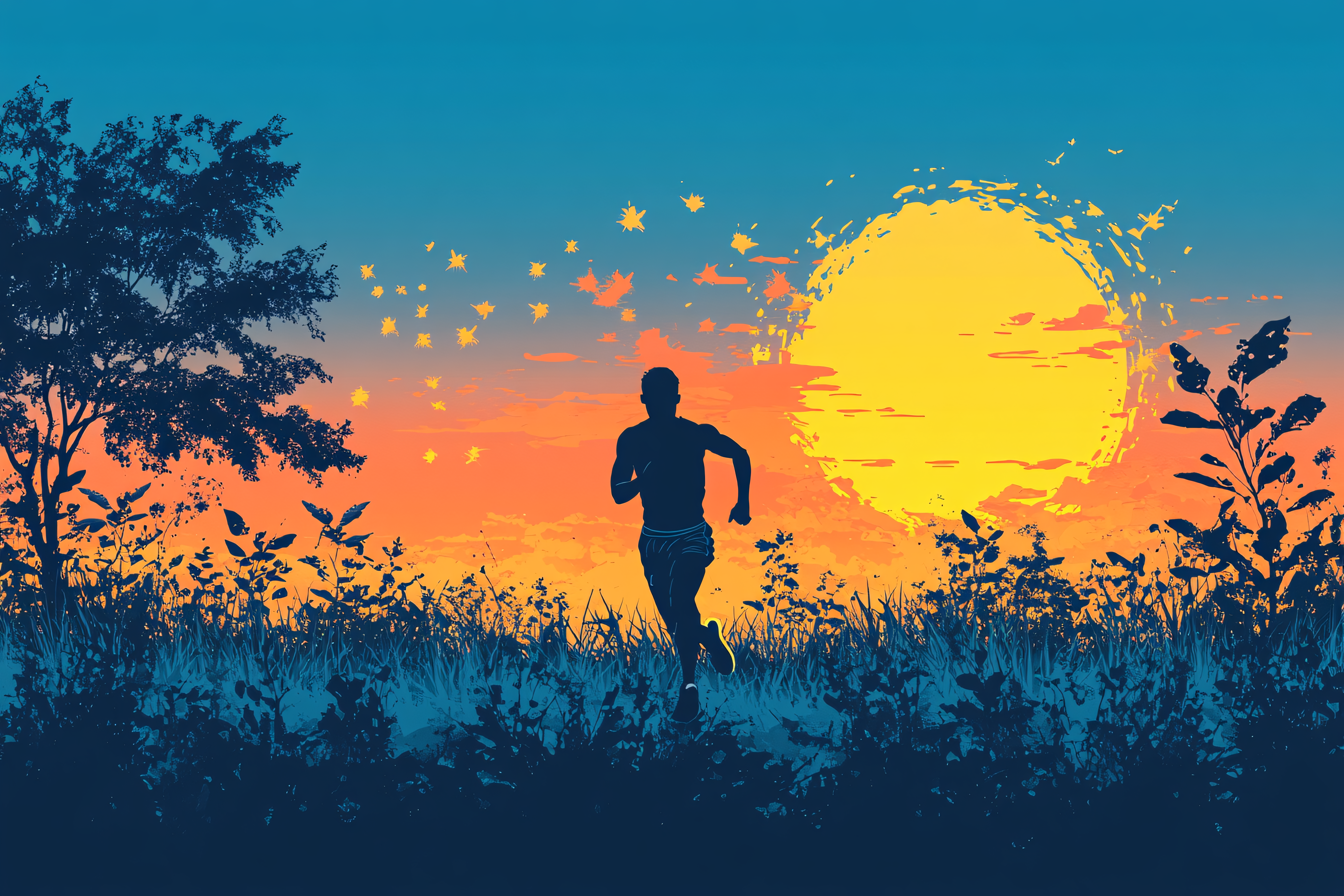 Runner at Sunset