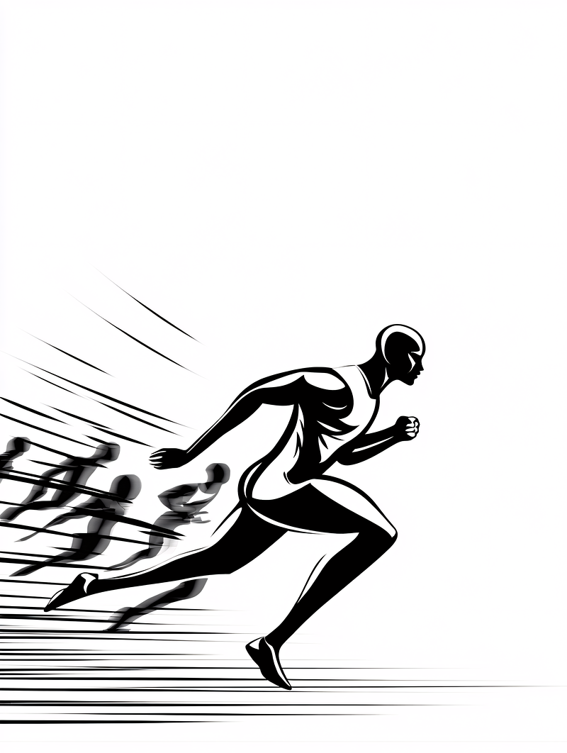 Running Champion Silhouette