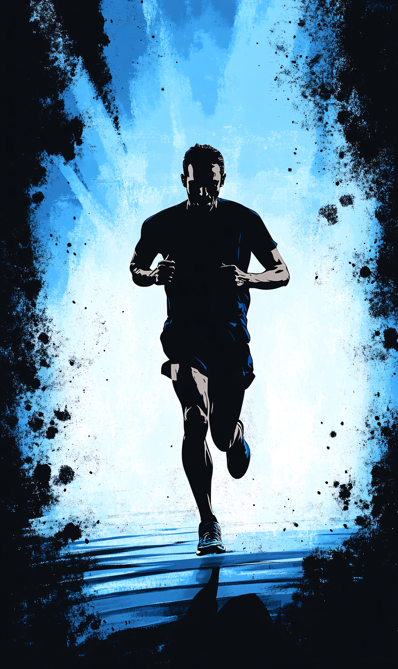 Running Man Silhouette
