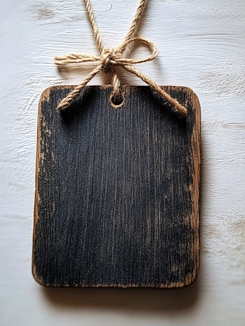Rustic Wooden Sign With Twine