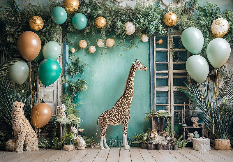 Safari-Themed Party Backdrop