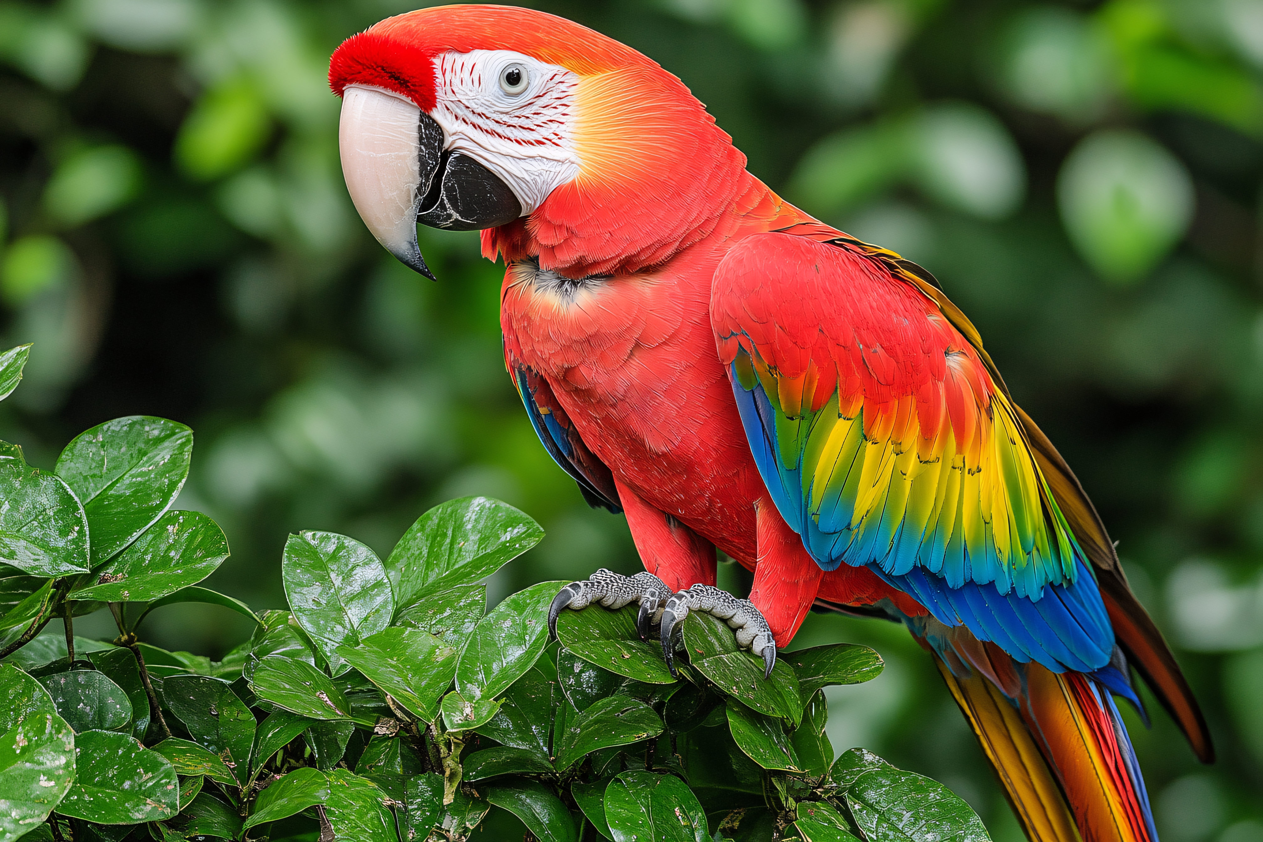 Scarlet Macaw Portrait