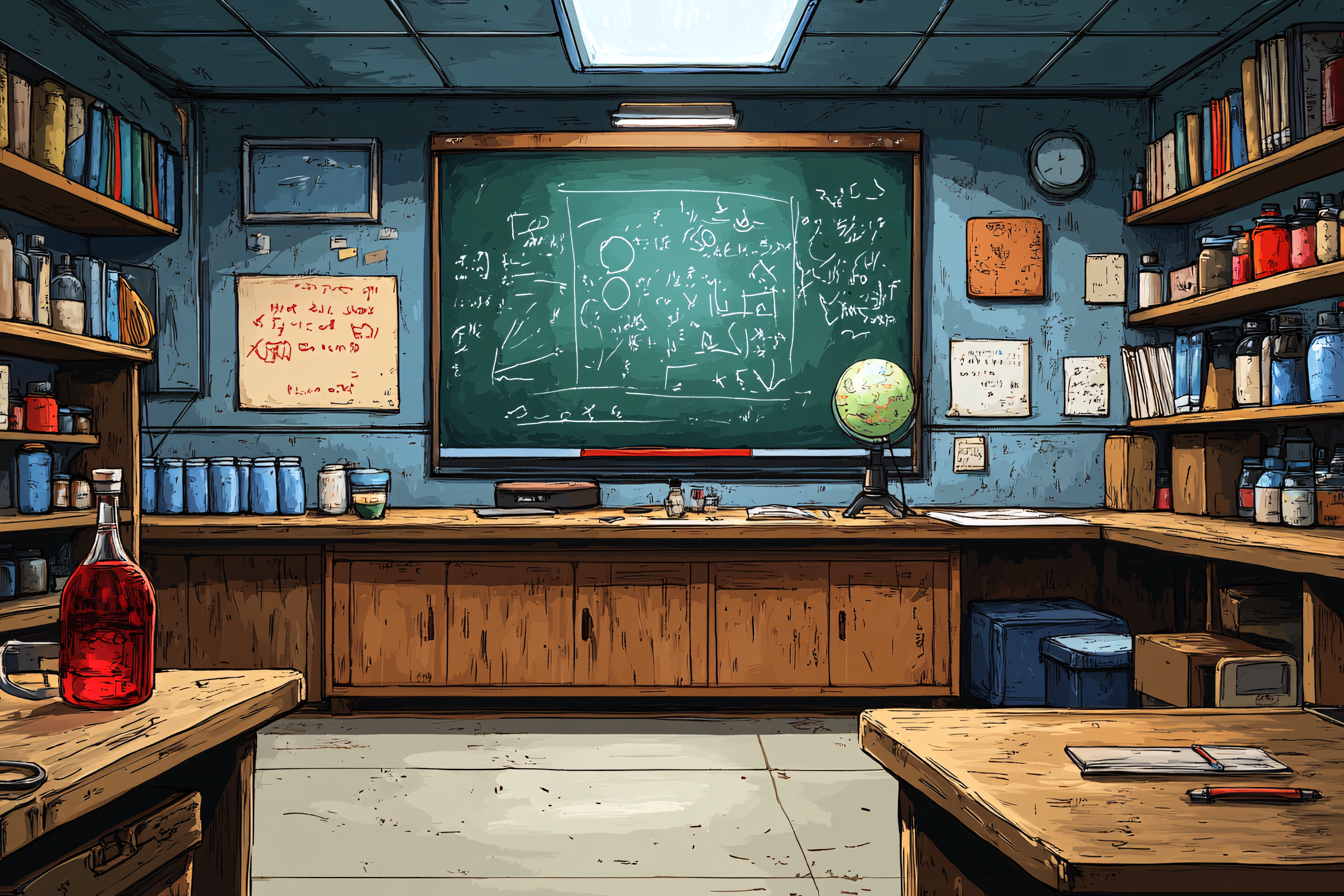 Science Classroom Interior