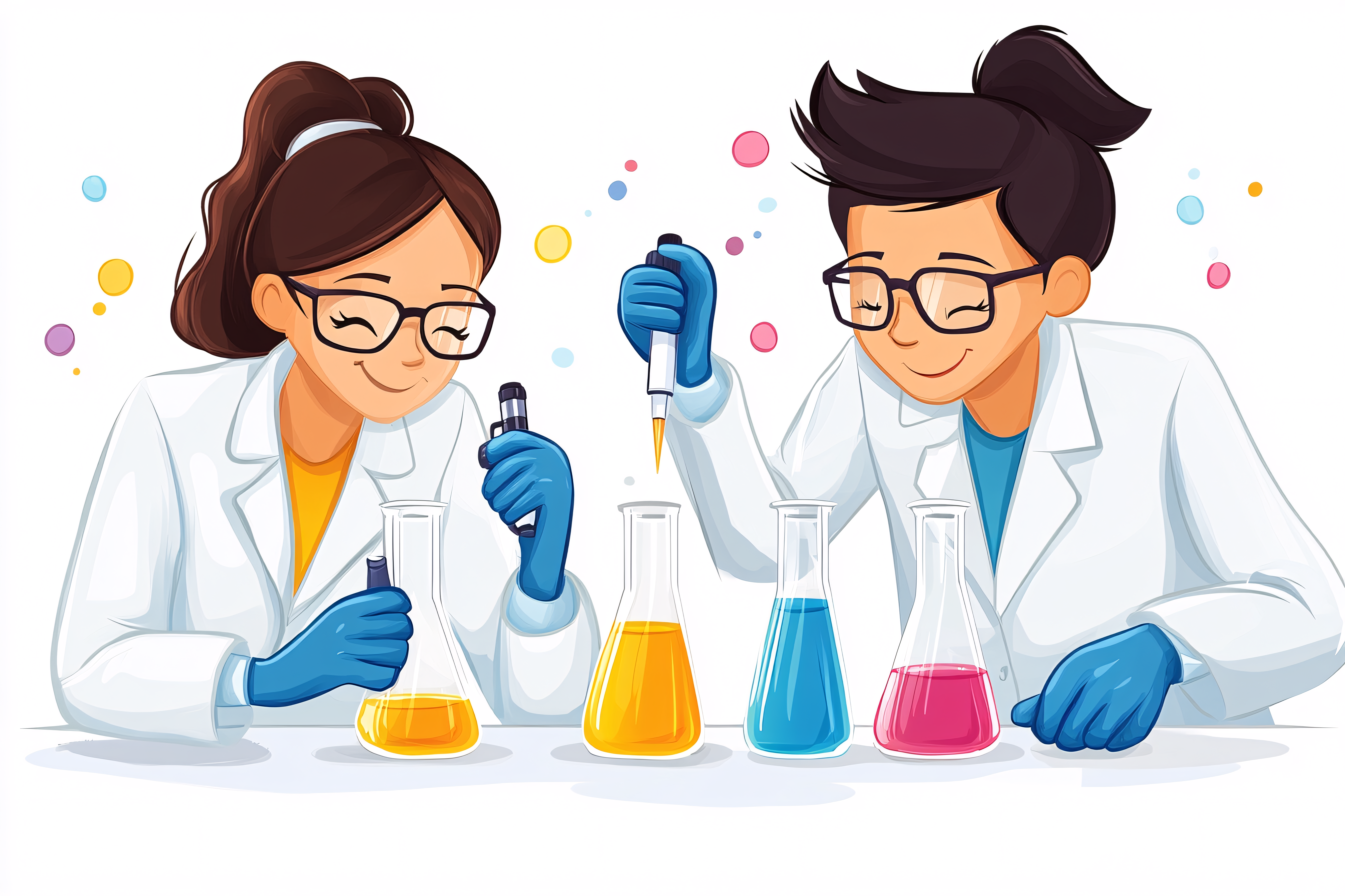 Scientists Conducting Experiments