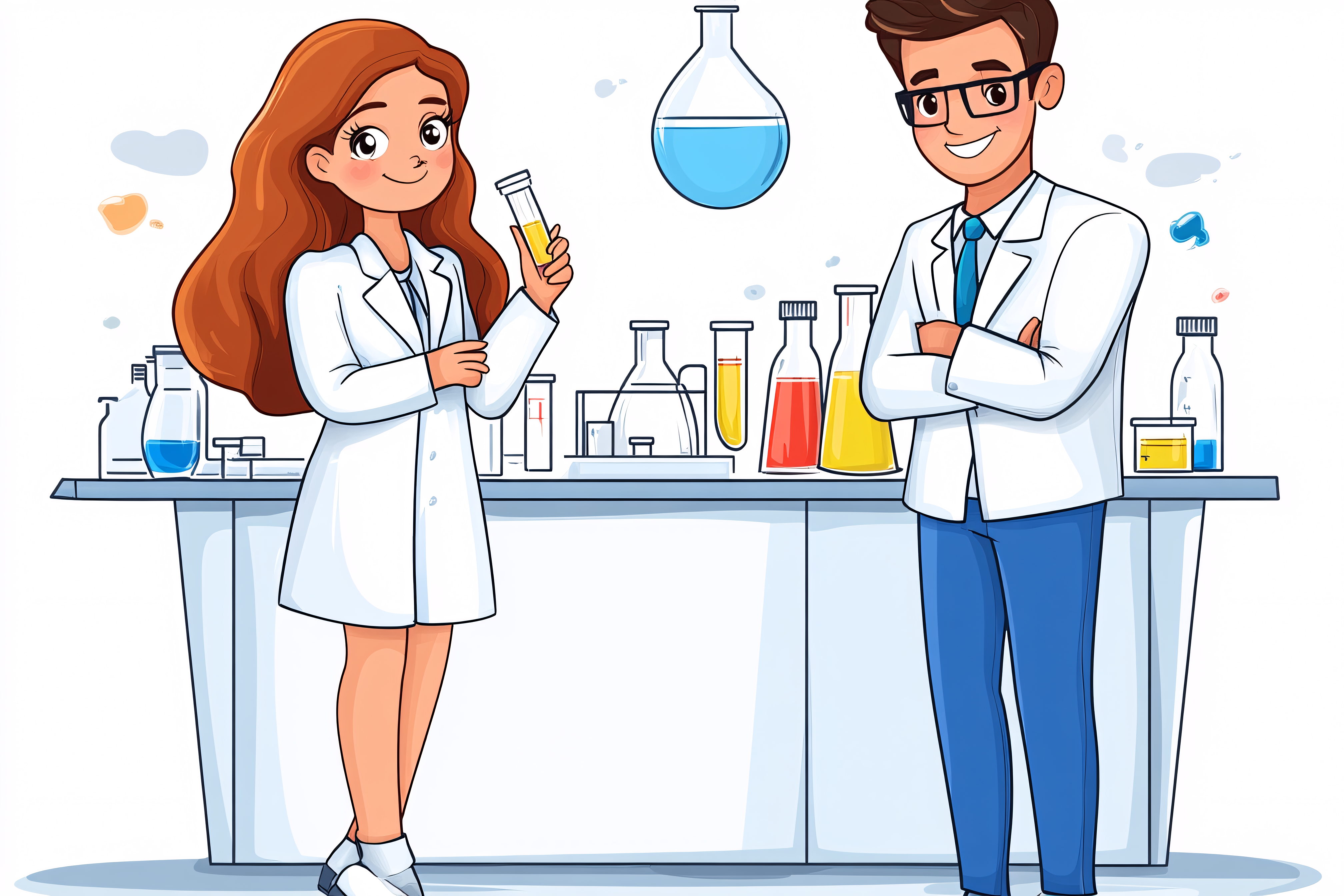 Scientists In Laboratory
