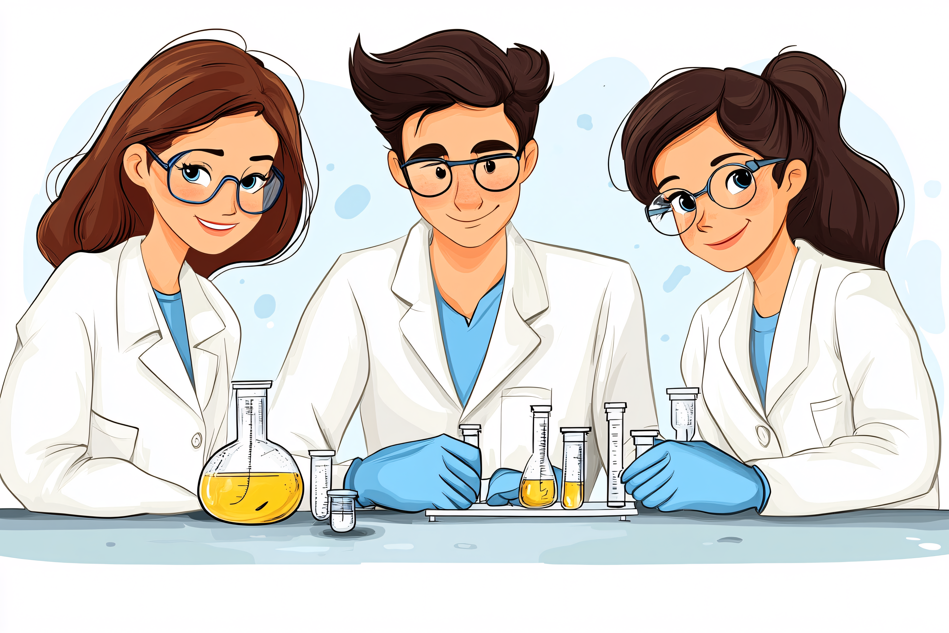 Scientists In Laboratory