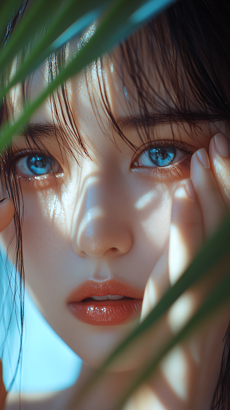 Serene Beauty Through Foliage
