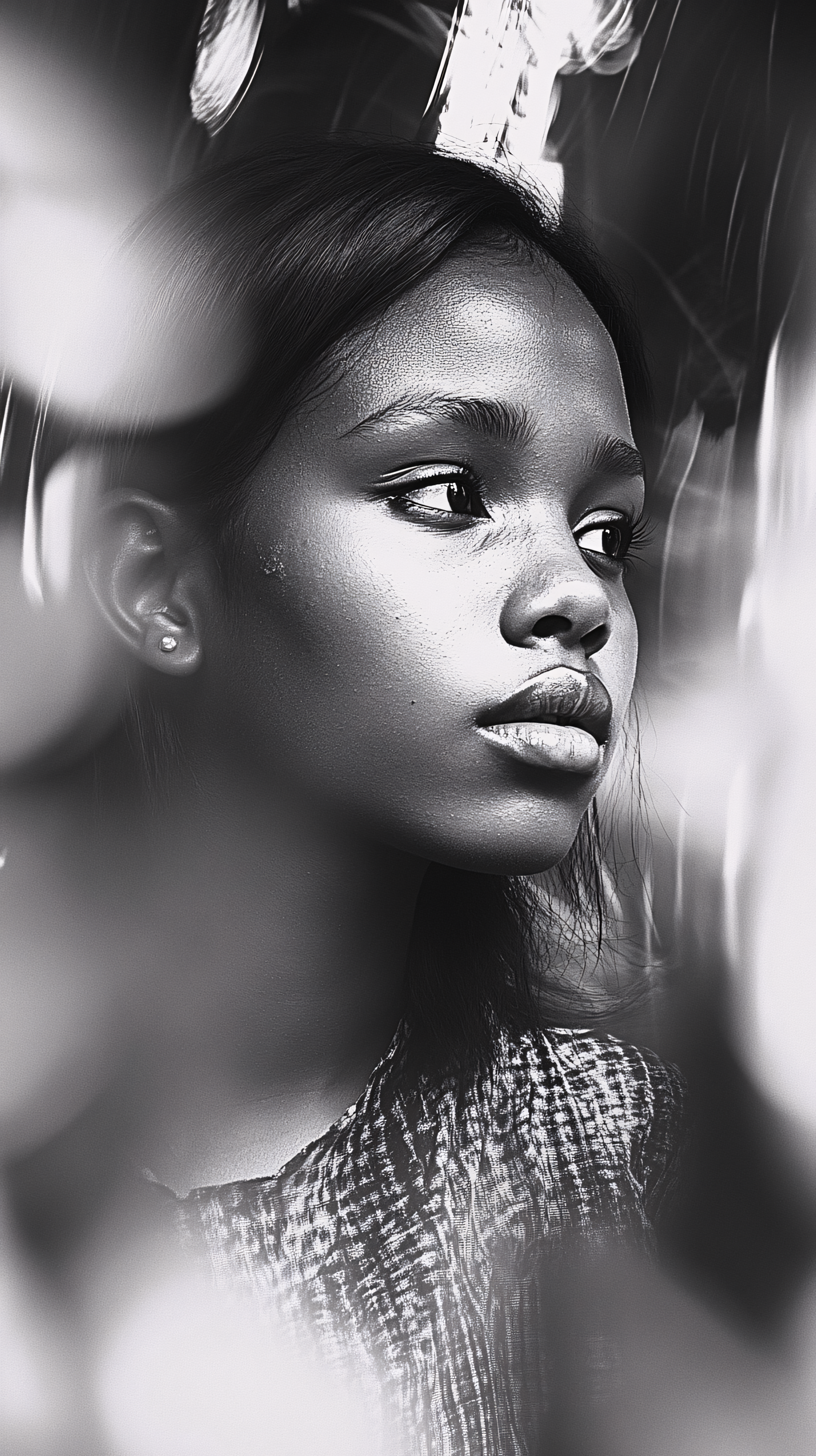 Serene Contemplation Portrait