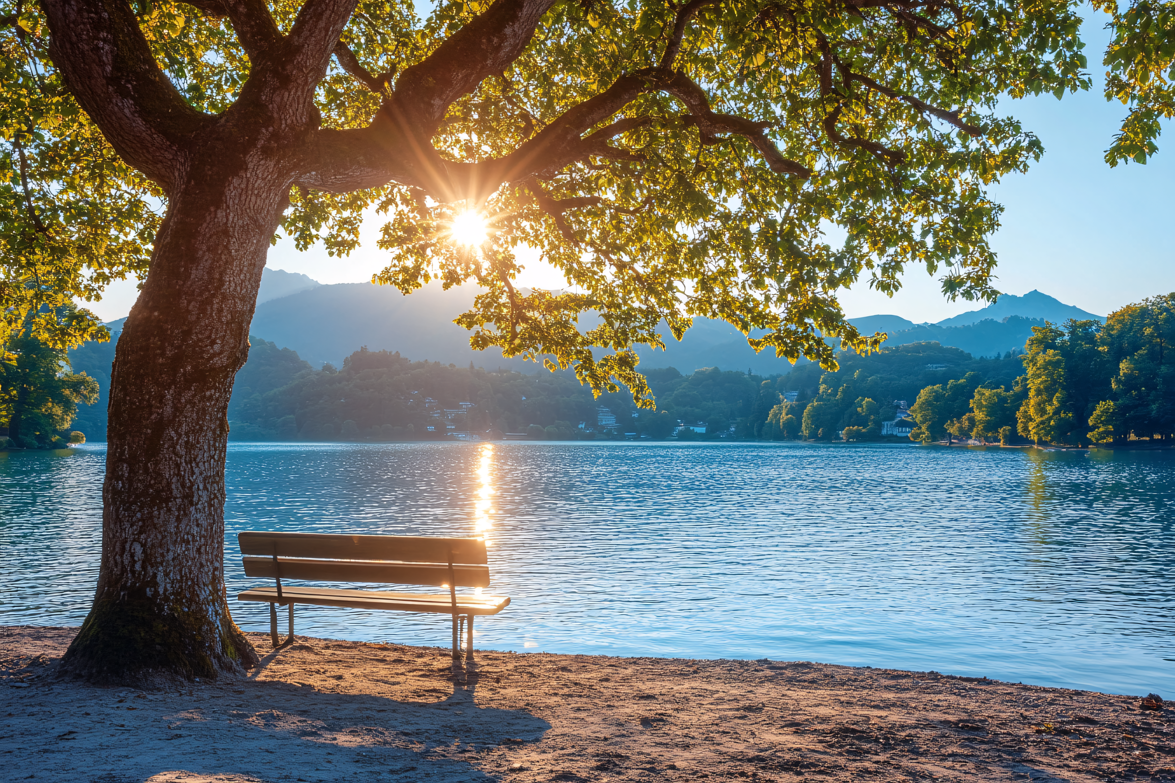 Serene Lake Bled Sunset