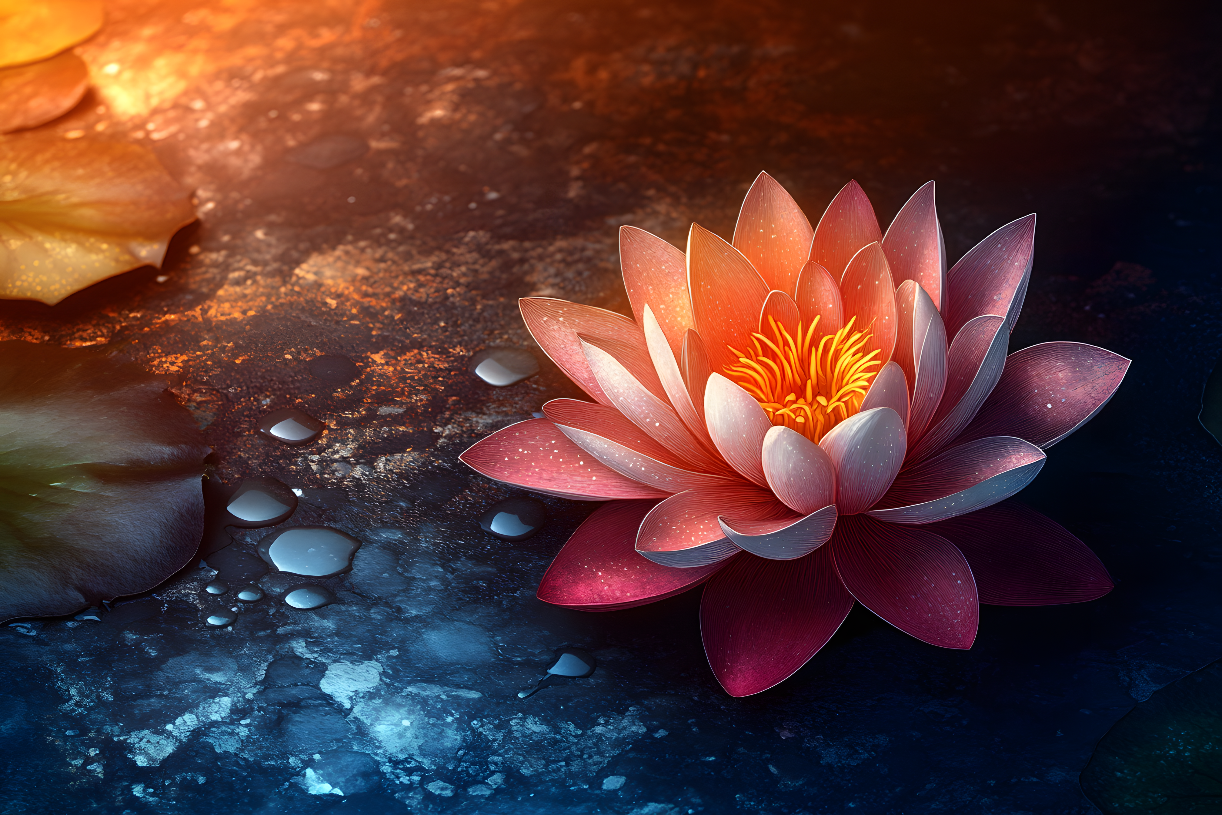 Serene Lotus Flower