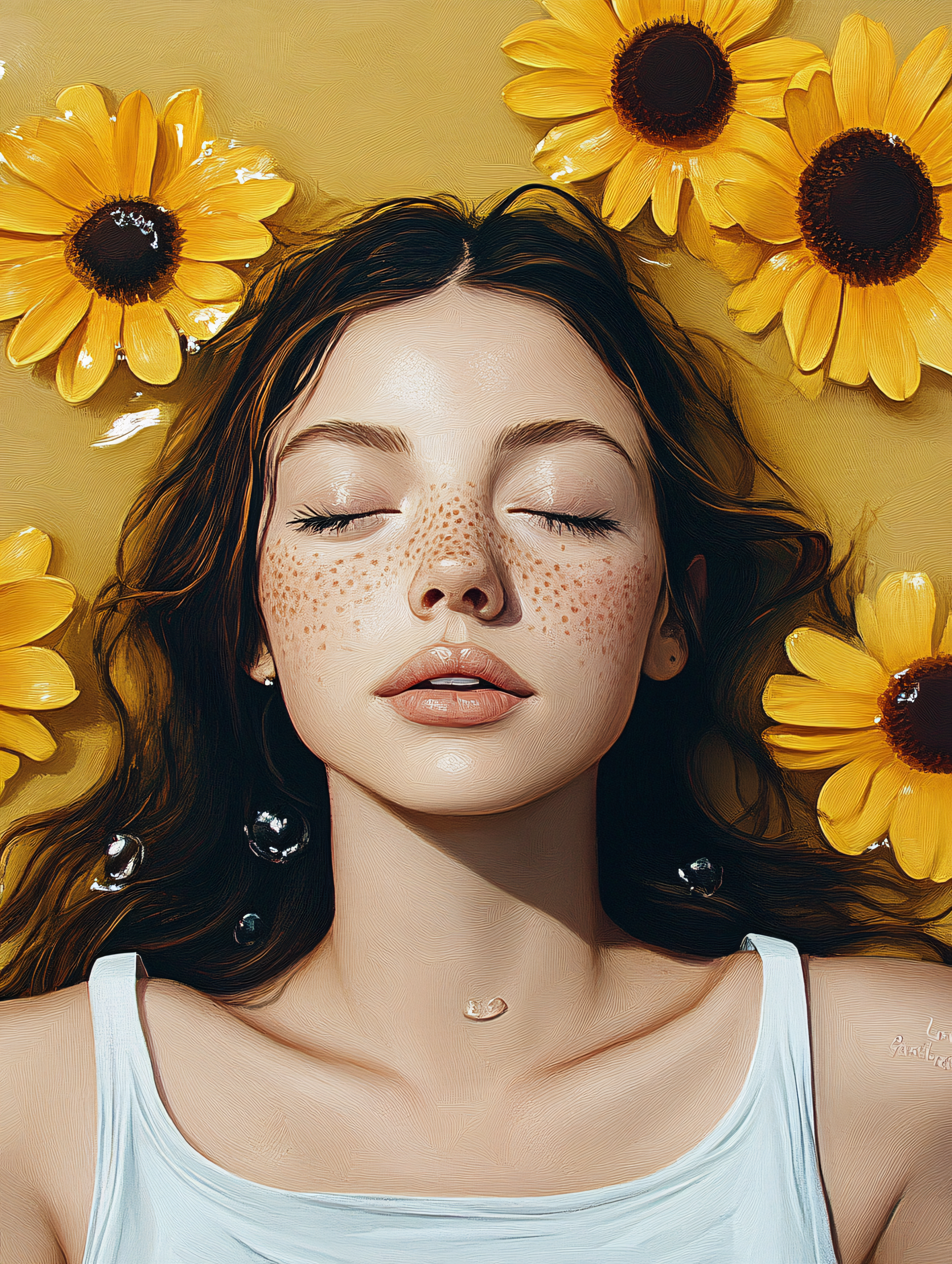 Serene Sunflower Bath