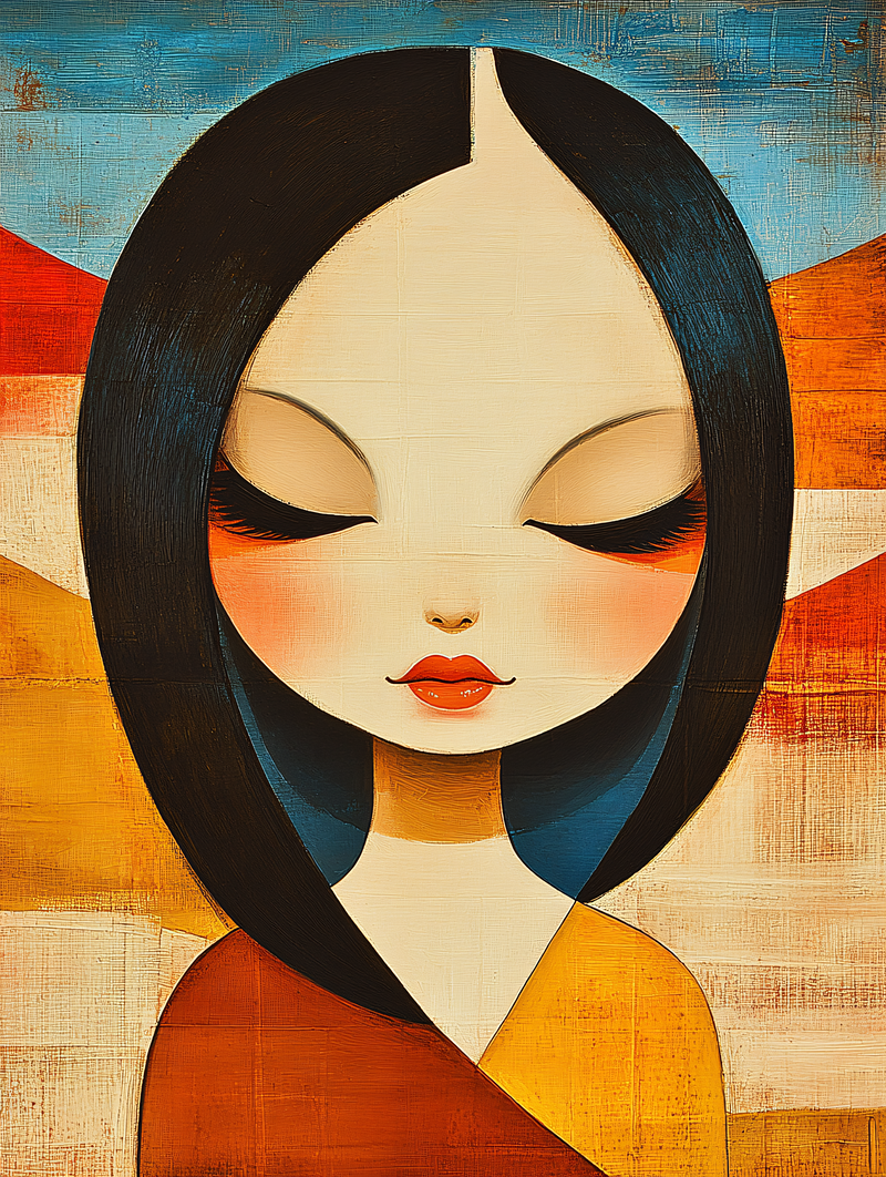 Serene Woman Portrait