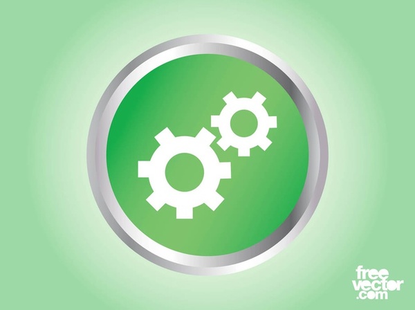Settings Button Free Vector