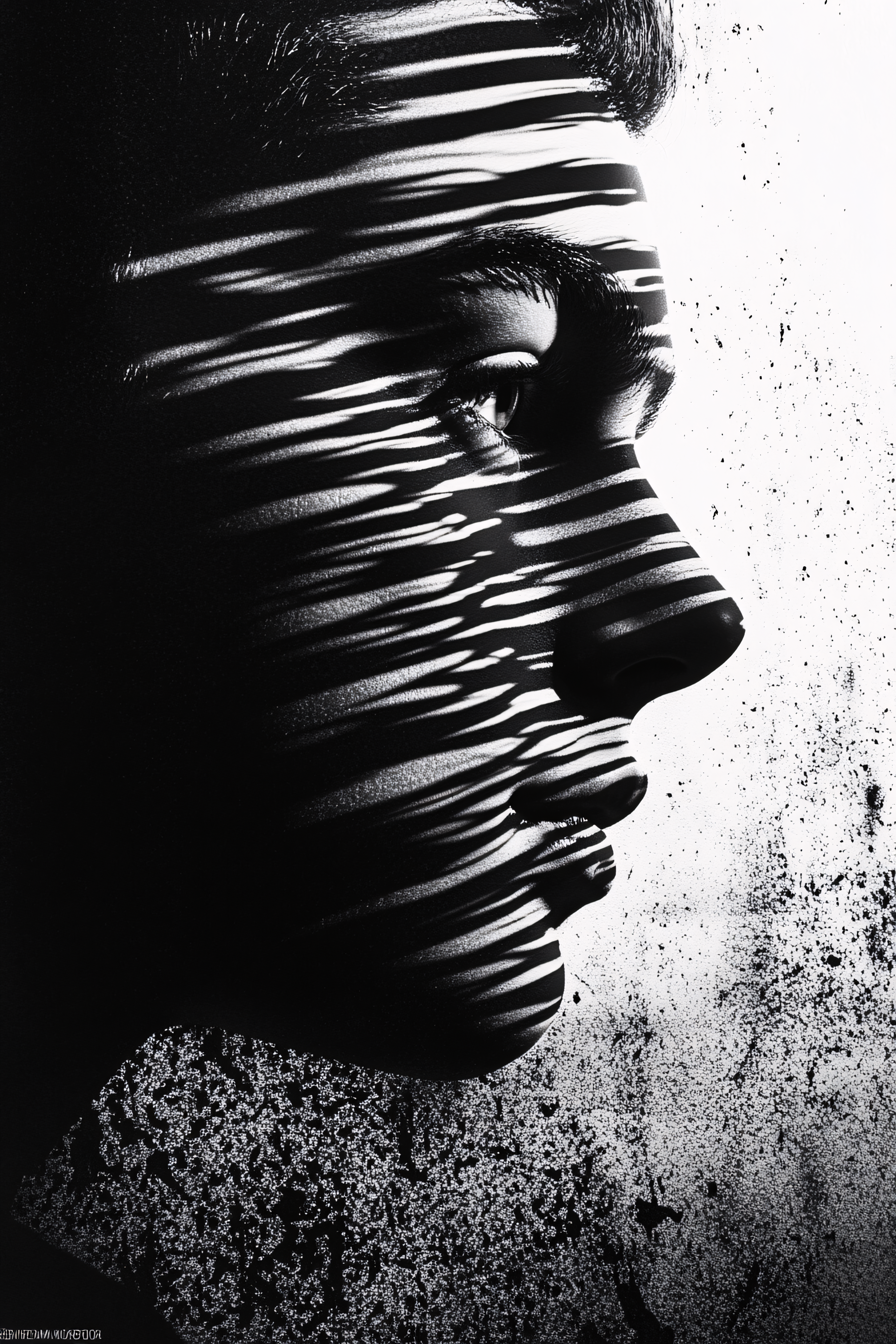 Shadowed Face Profile