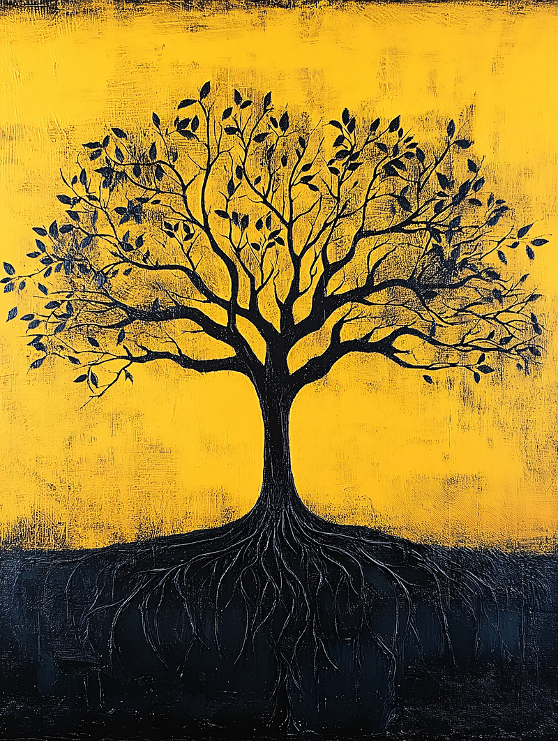 Silhouetted Tree of Life