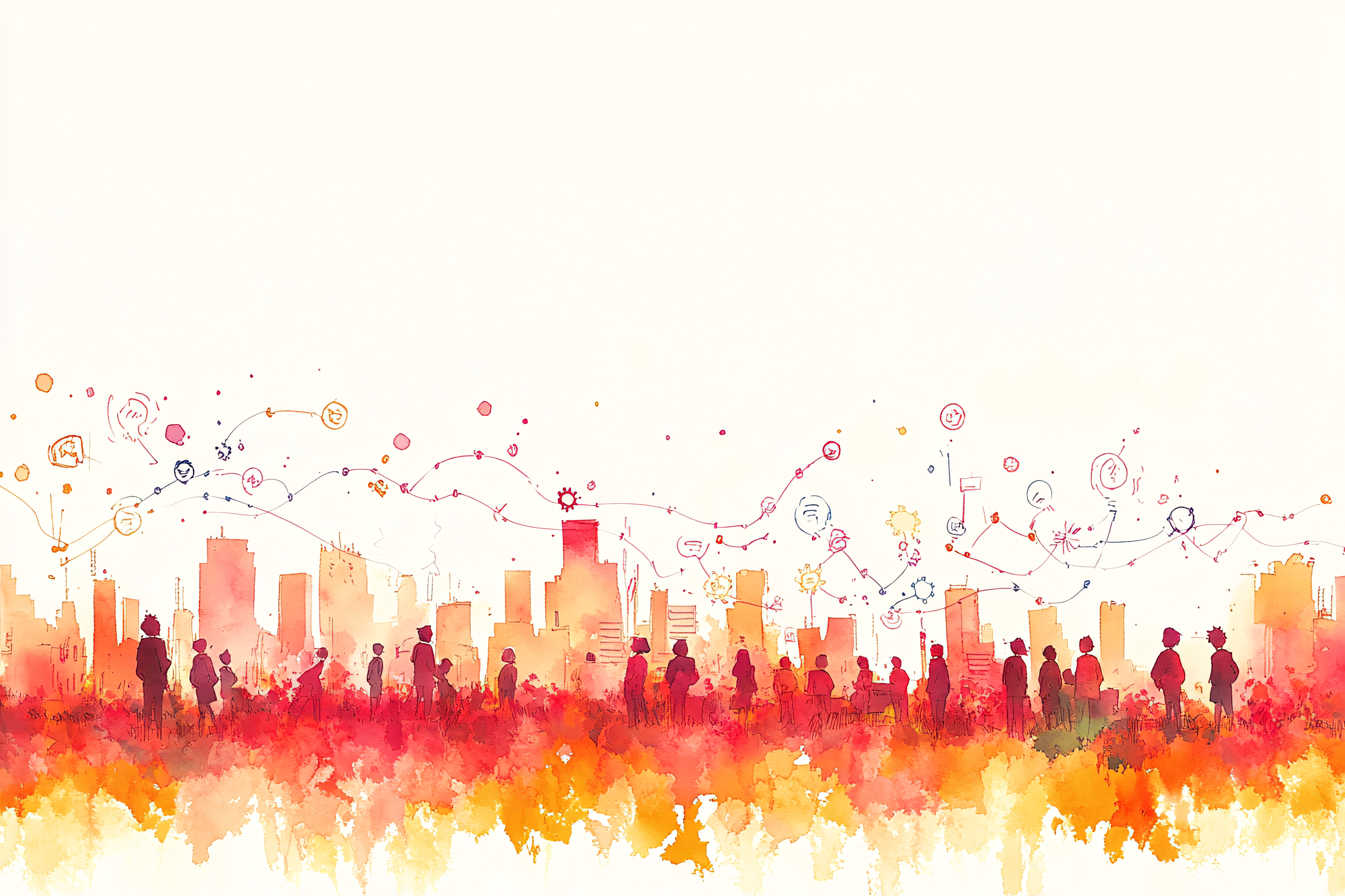 Skyline Connection with People