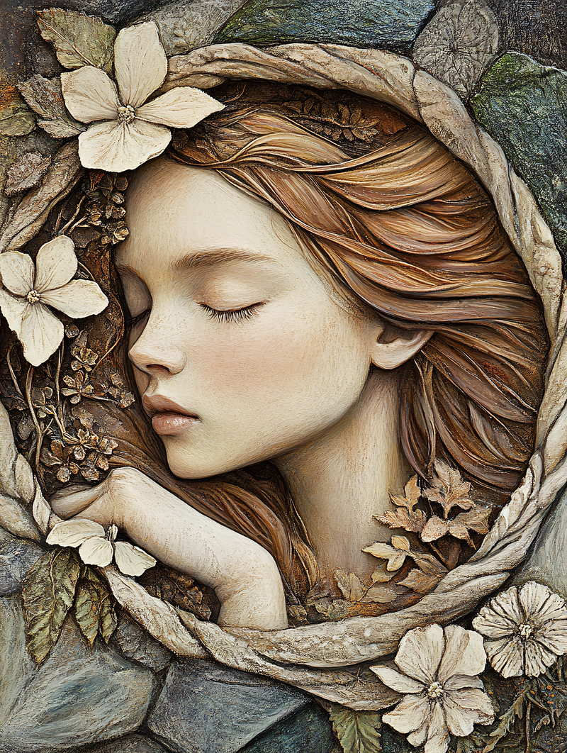 Sleeping Forest Nymph