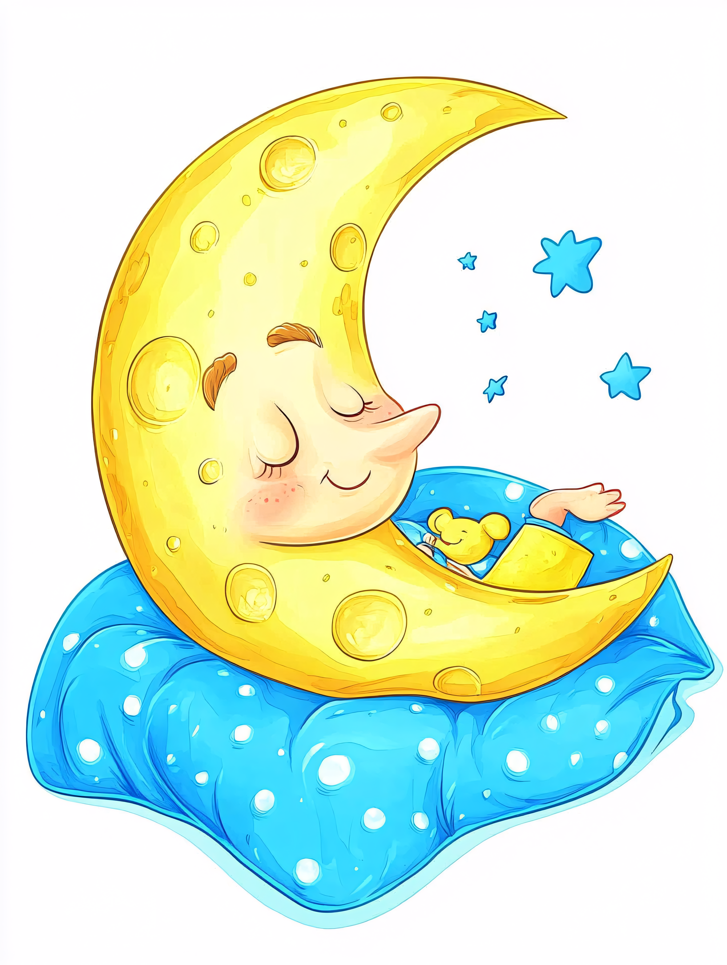 Sleeping Moon Character