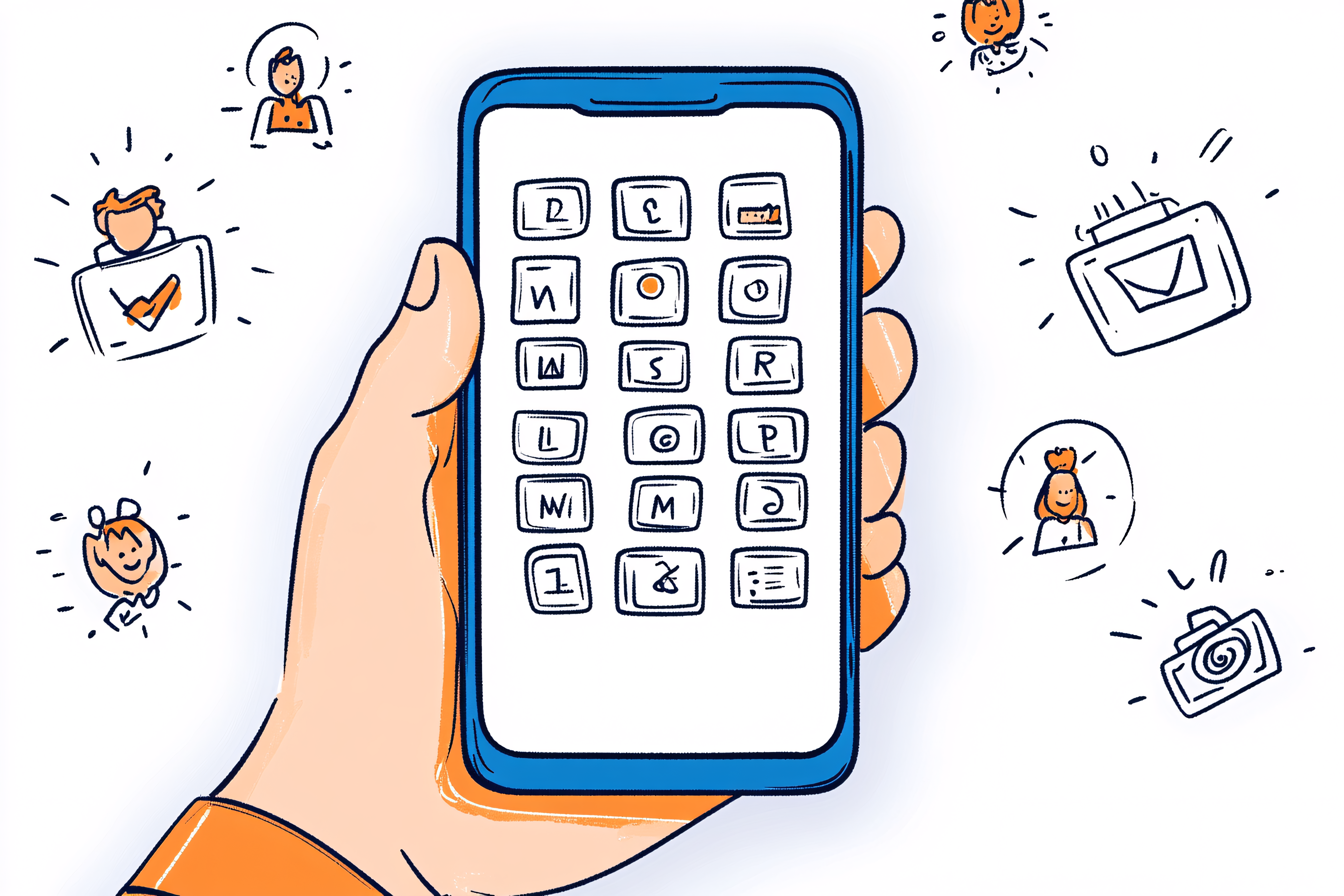 Smartphone App Interface and User Engagement