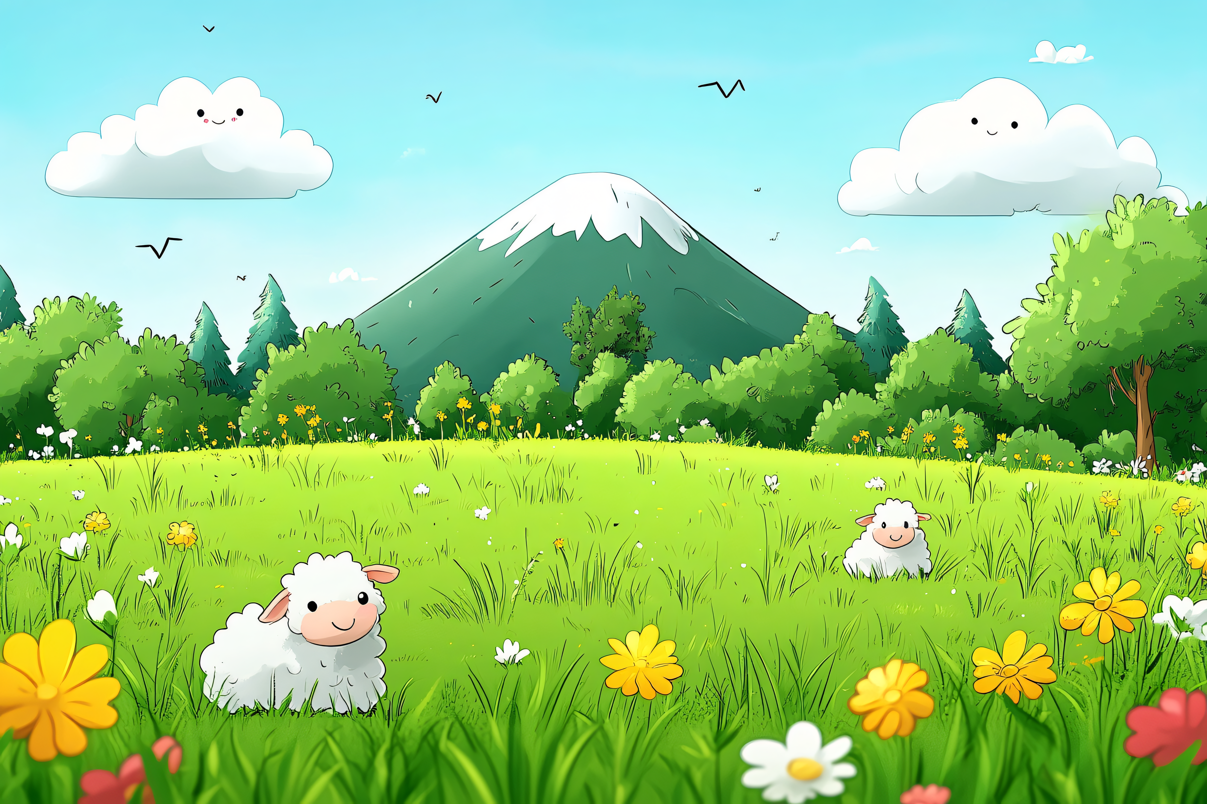 Smiling Sheep Meadow