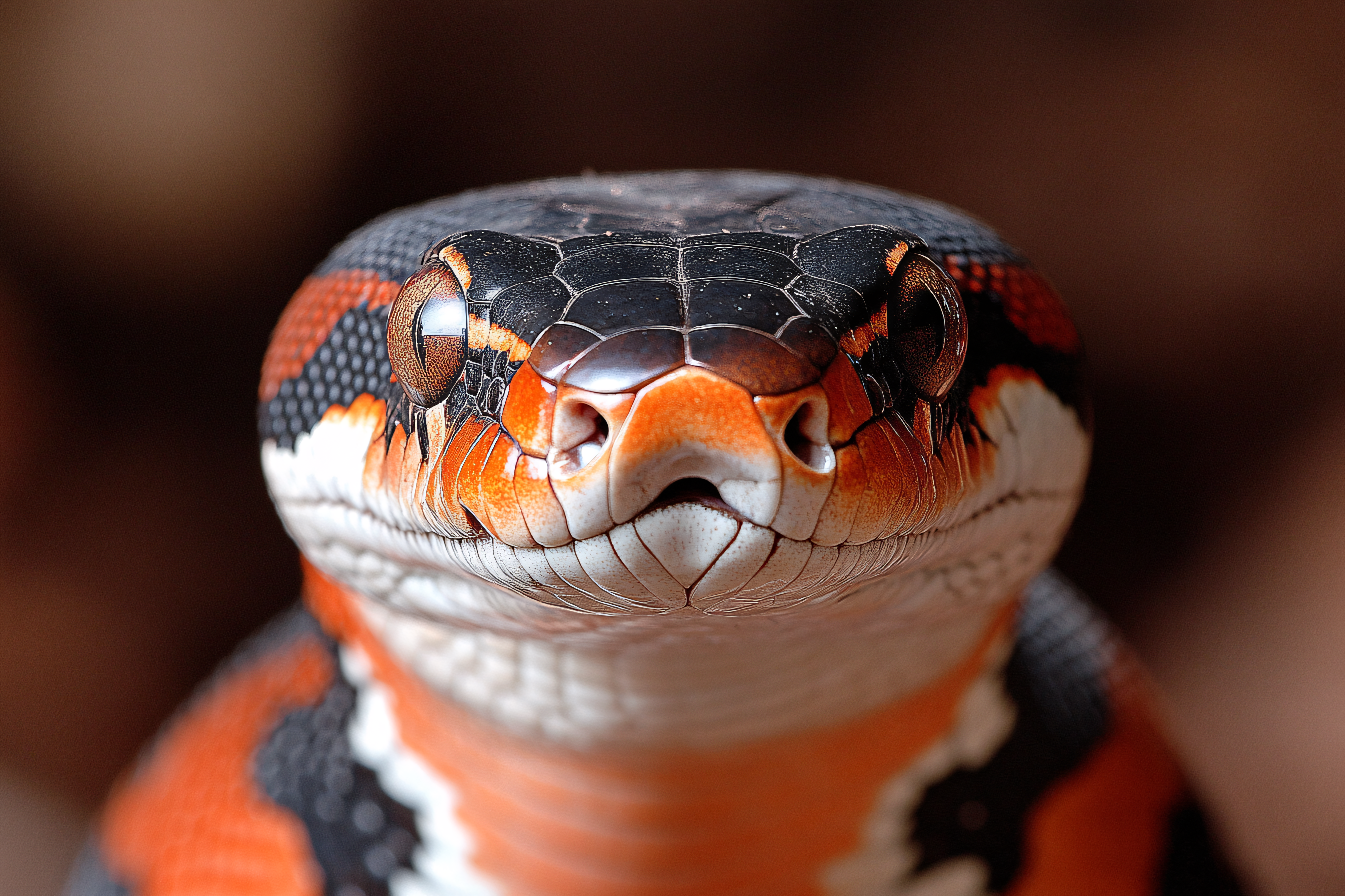 Snake Face Close-Up