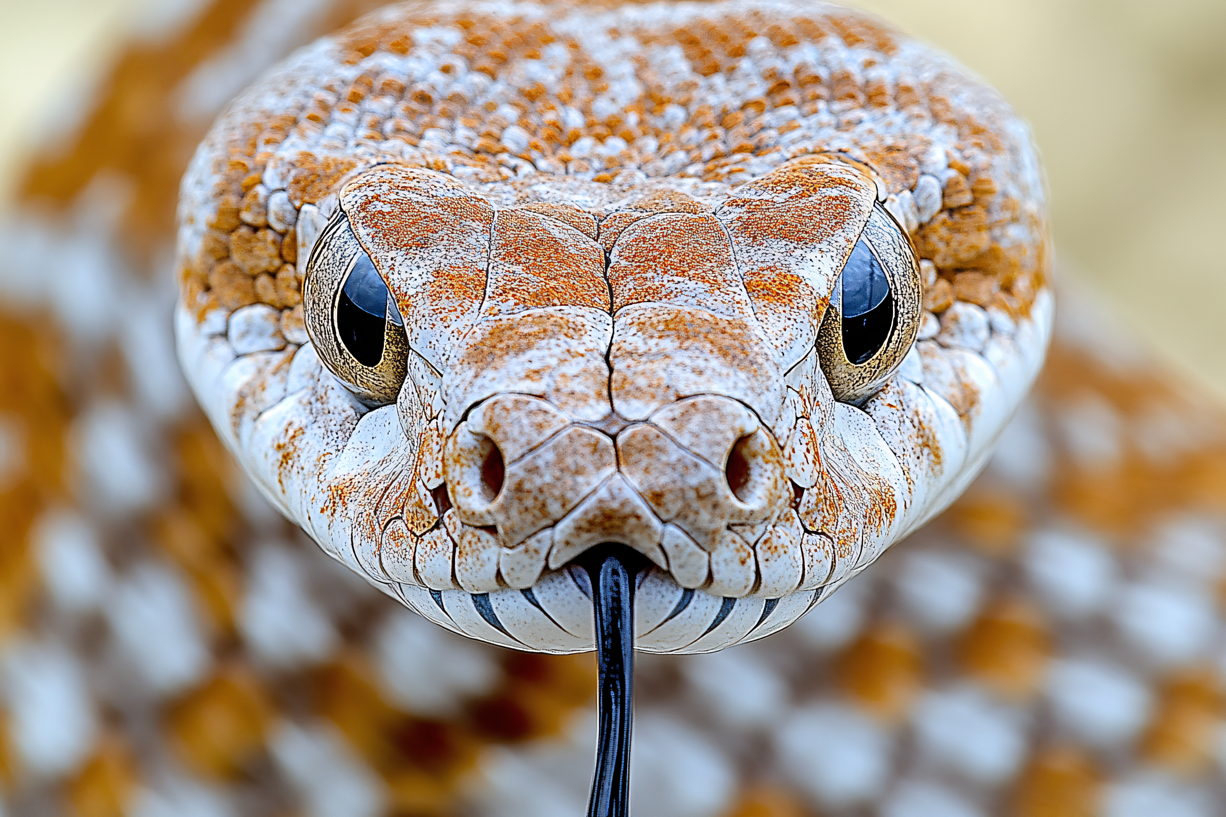 Snake Head Close-Up