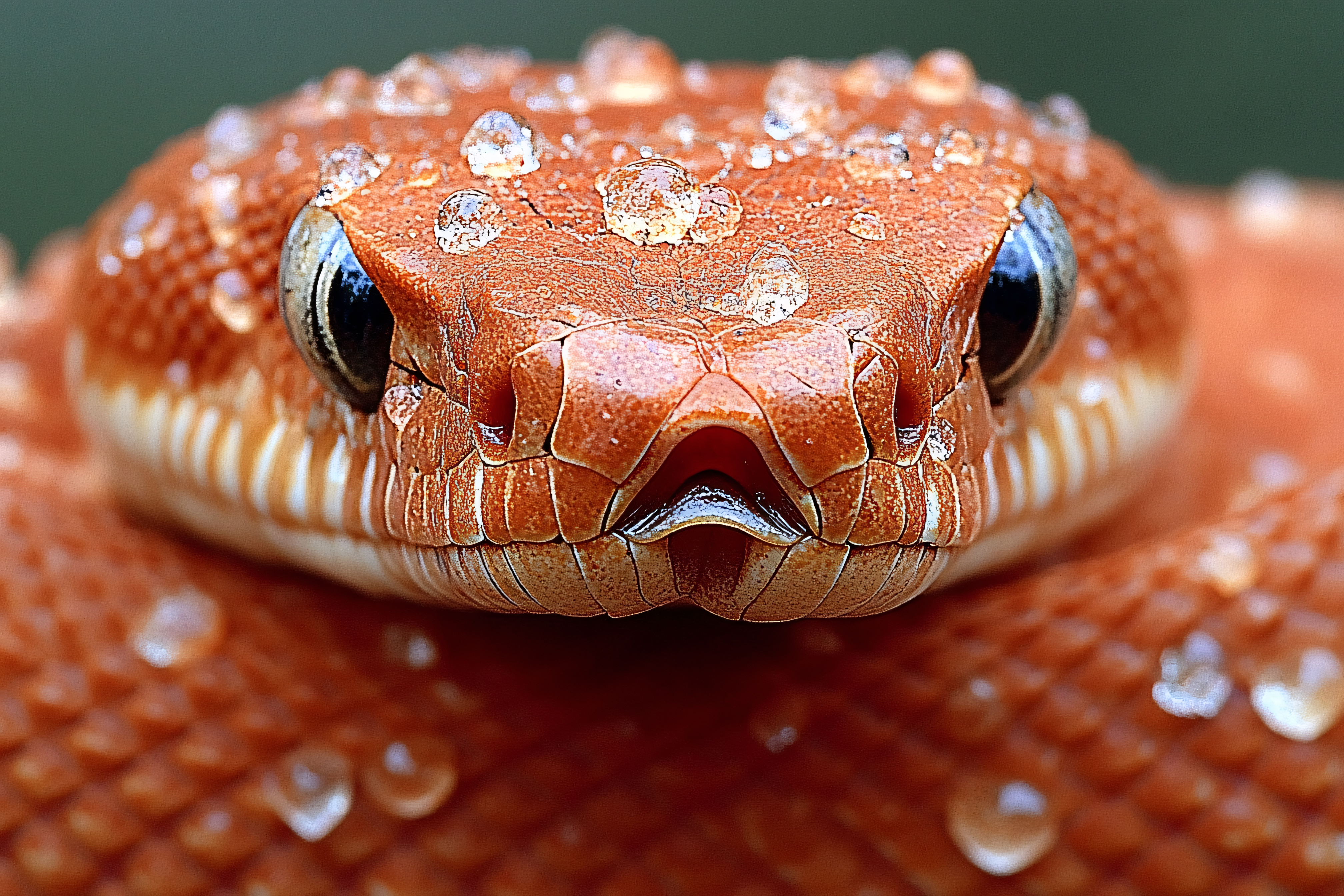 Snake Head Close-Up