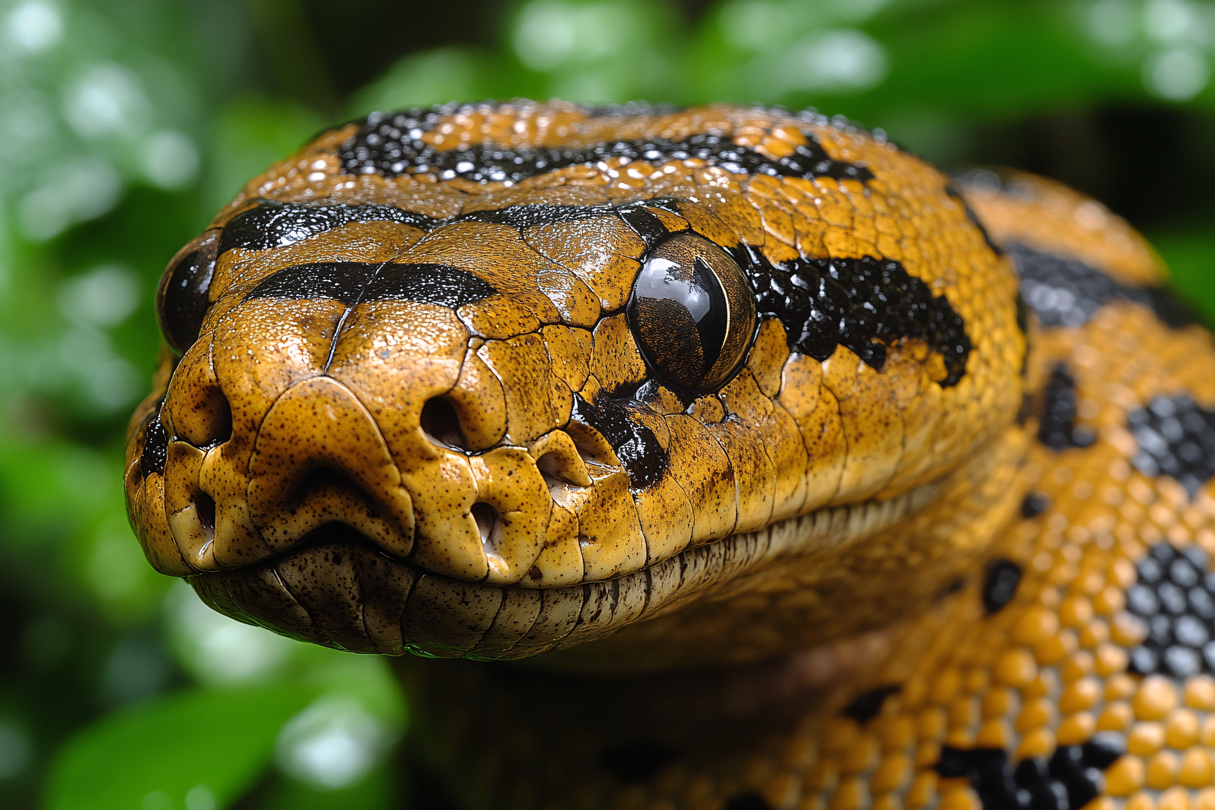 Snake Head Close-Up