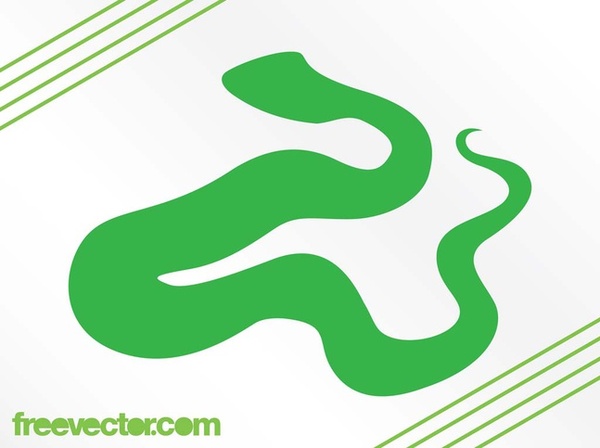 Snake Silhouette Free Vector