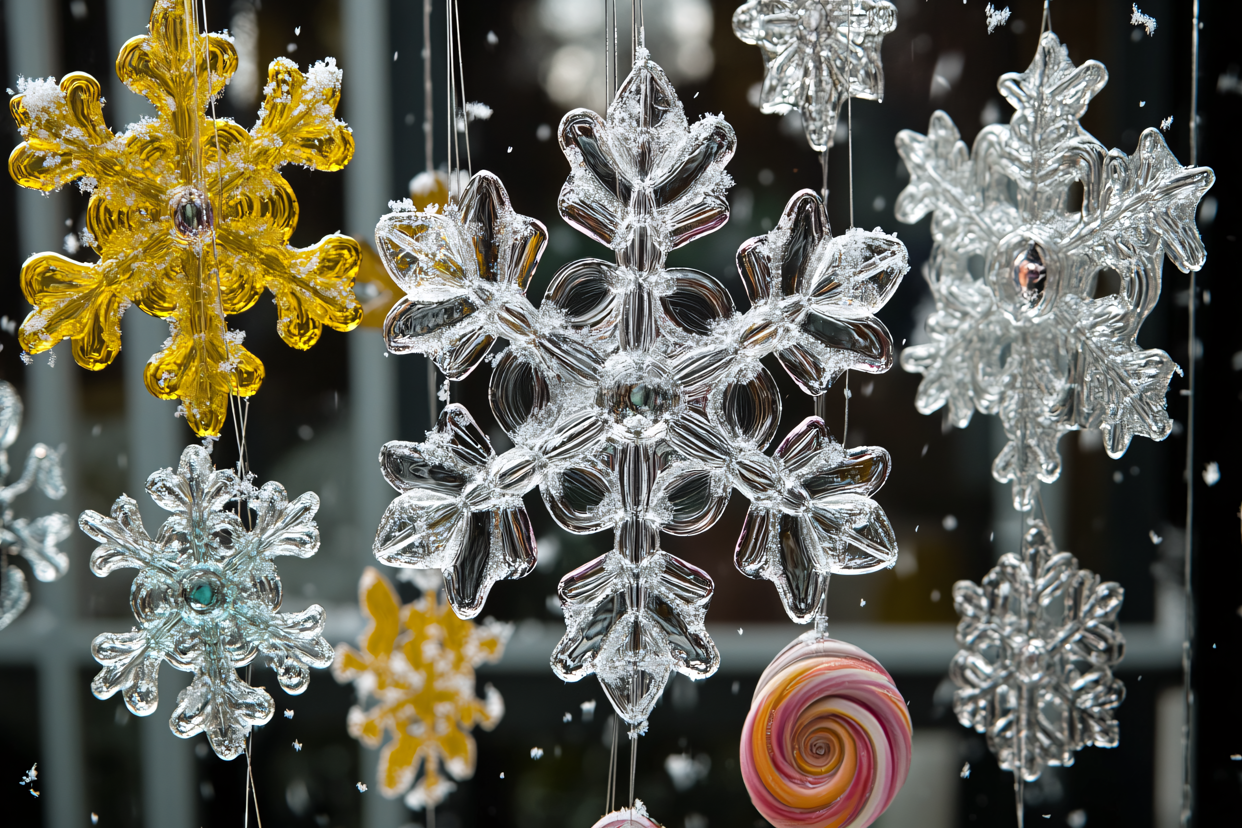 Snowflake Ornaments Hanging