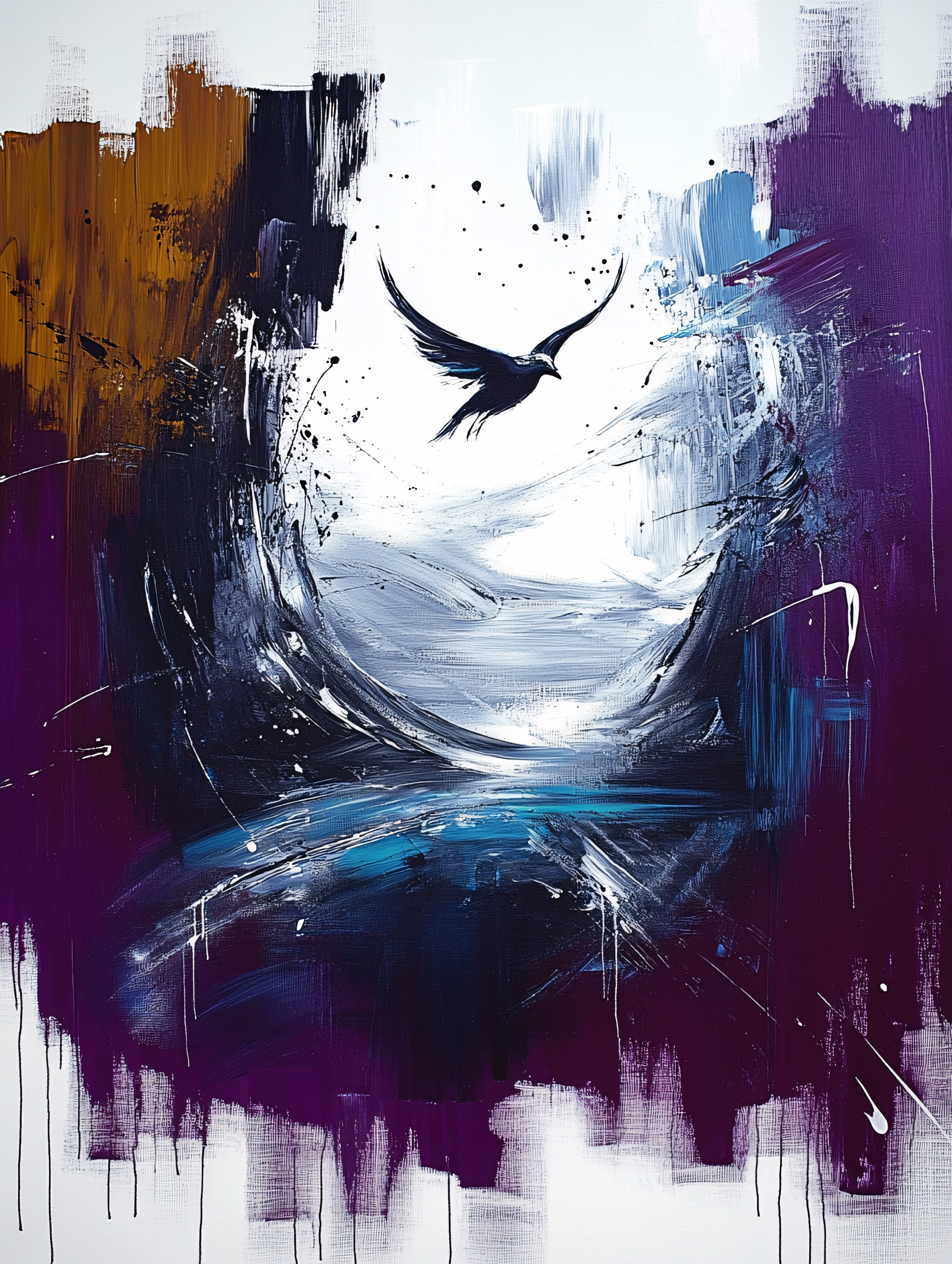 Soaring Bird Abstract