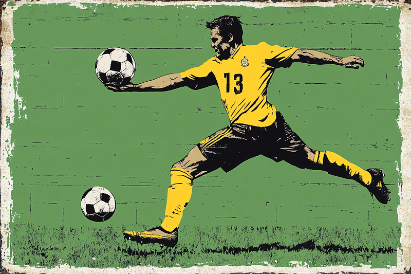 Soccer Player In Action