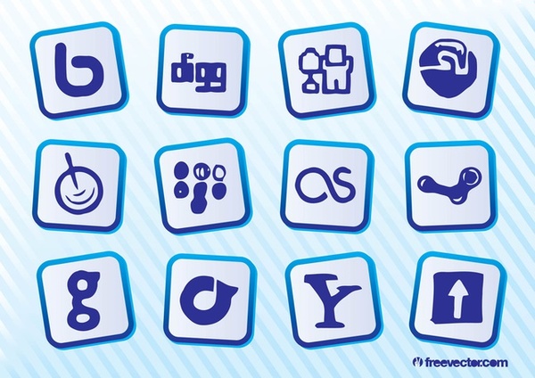 Social Media Sites Free Vector