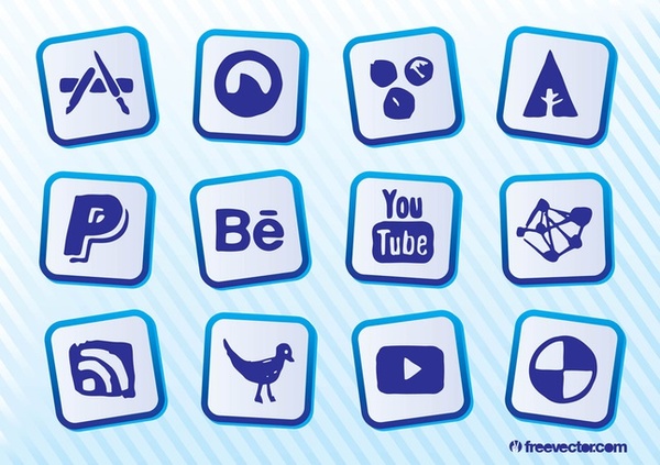 Social Websites Free Vector