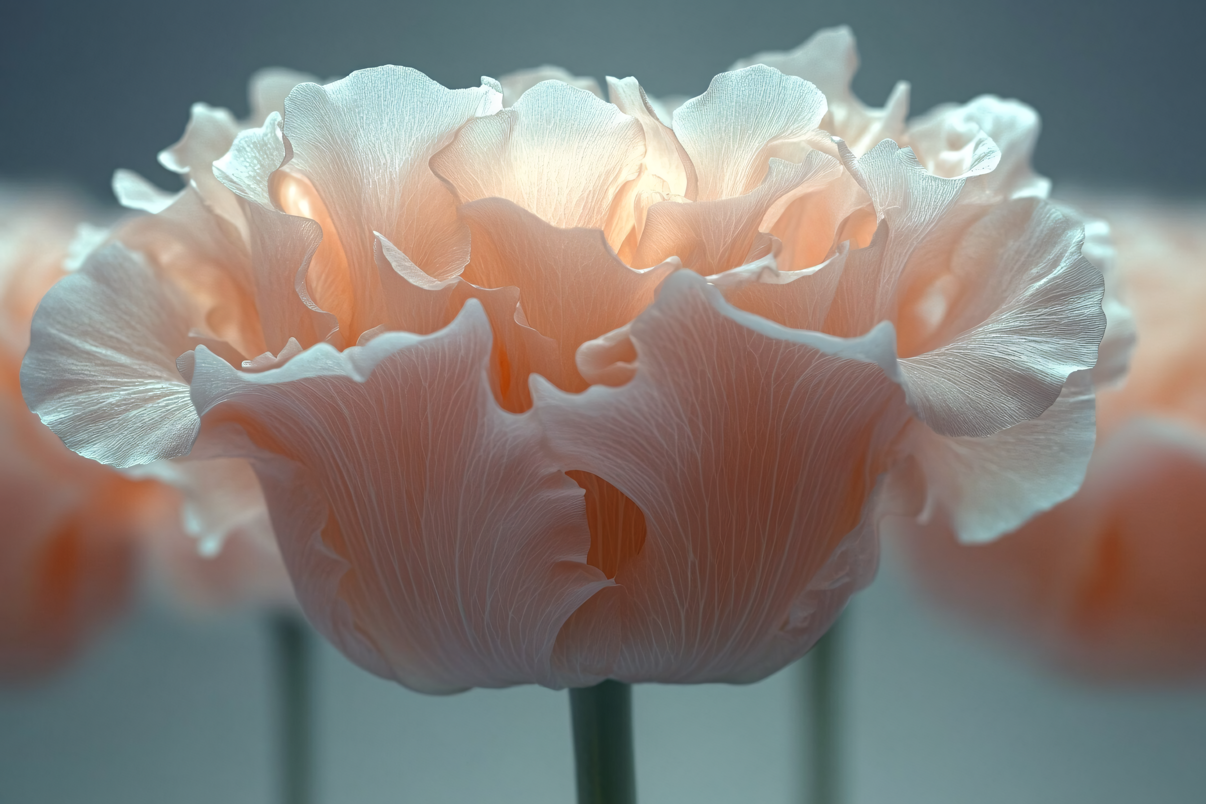 Soft Peach Flower Bloom