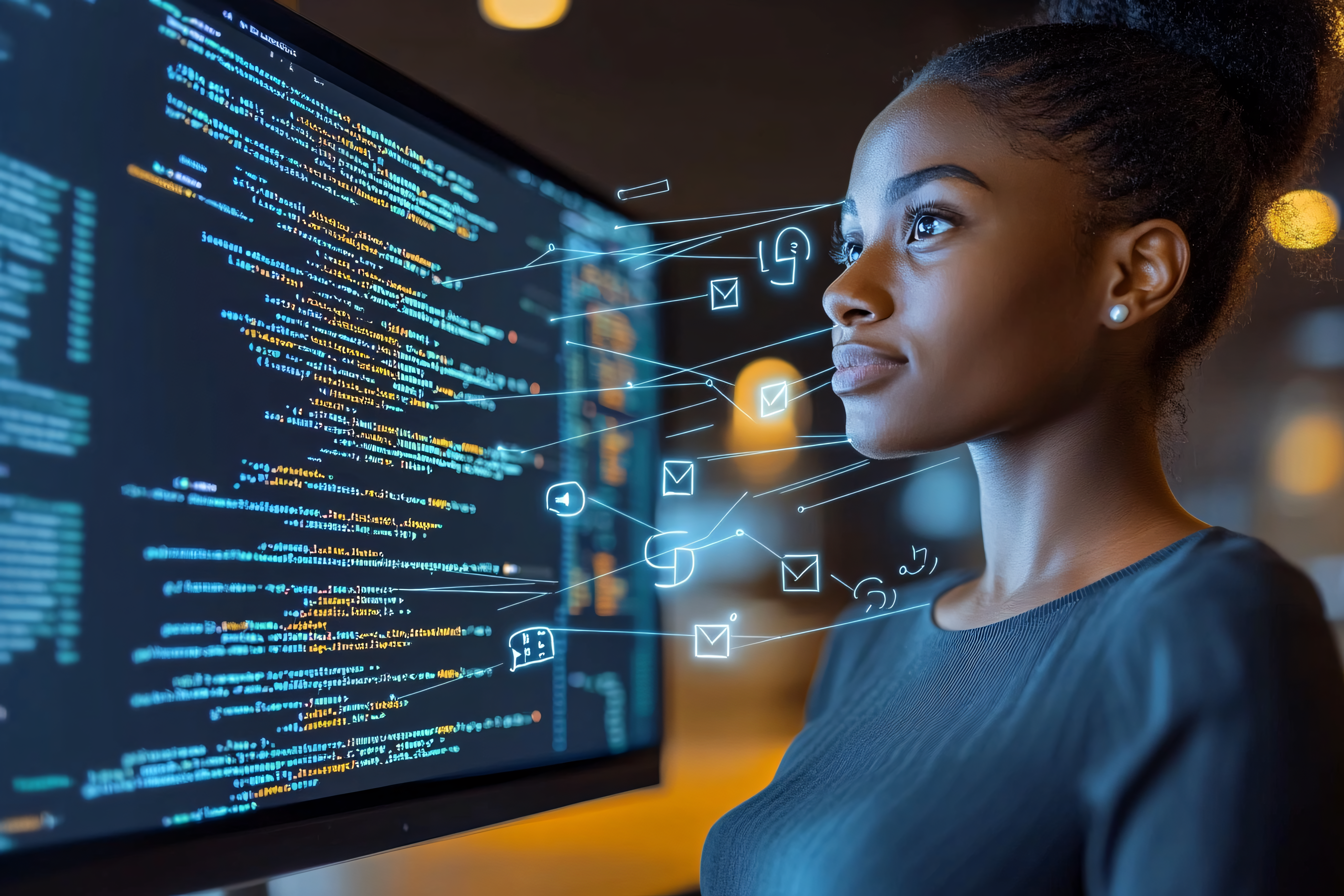 Software Engineer at Computer Screen
