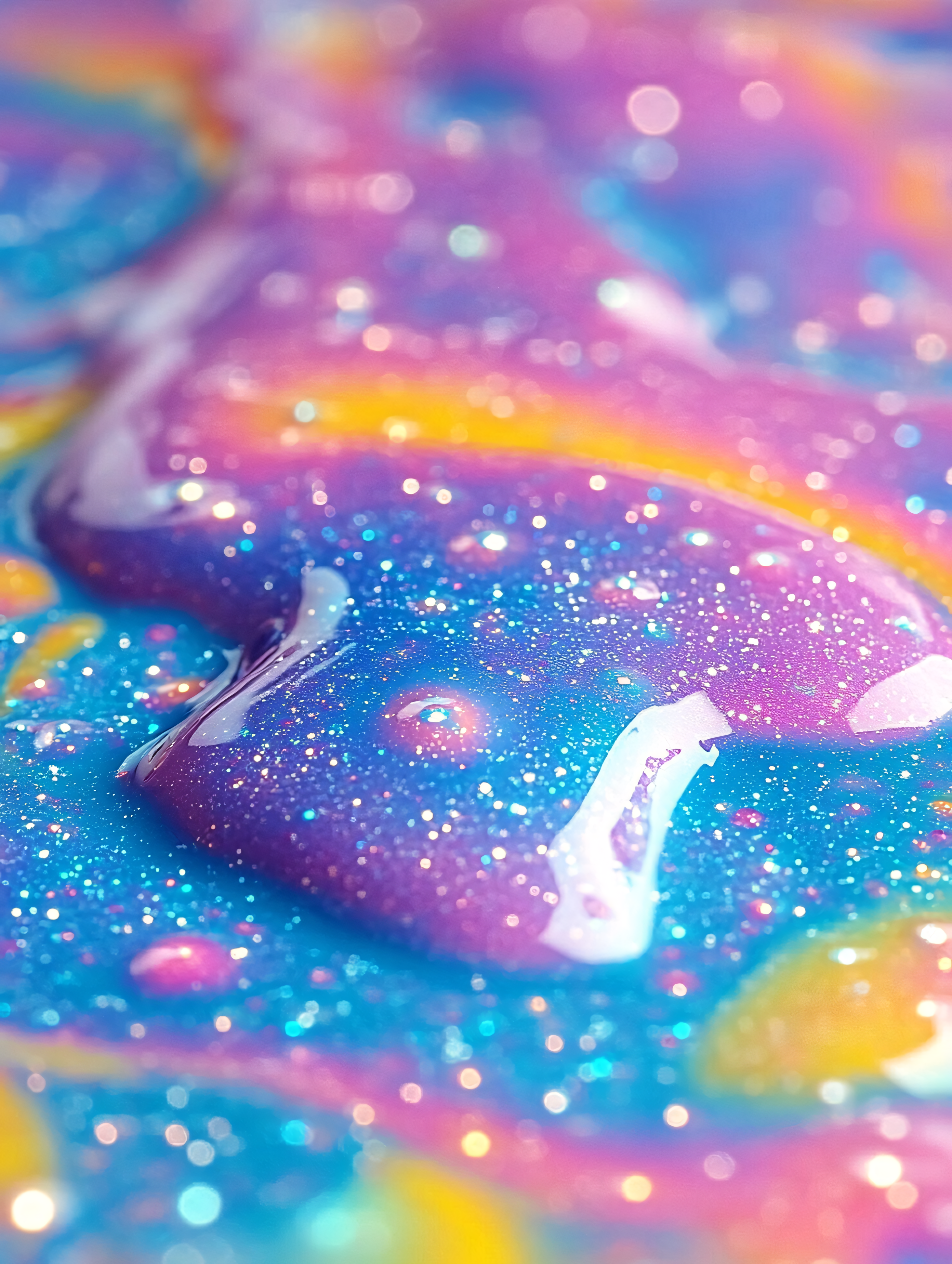 Sparkling Fluid Abstract