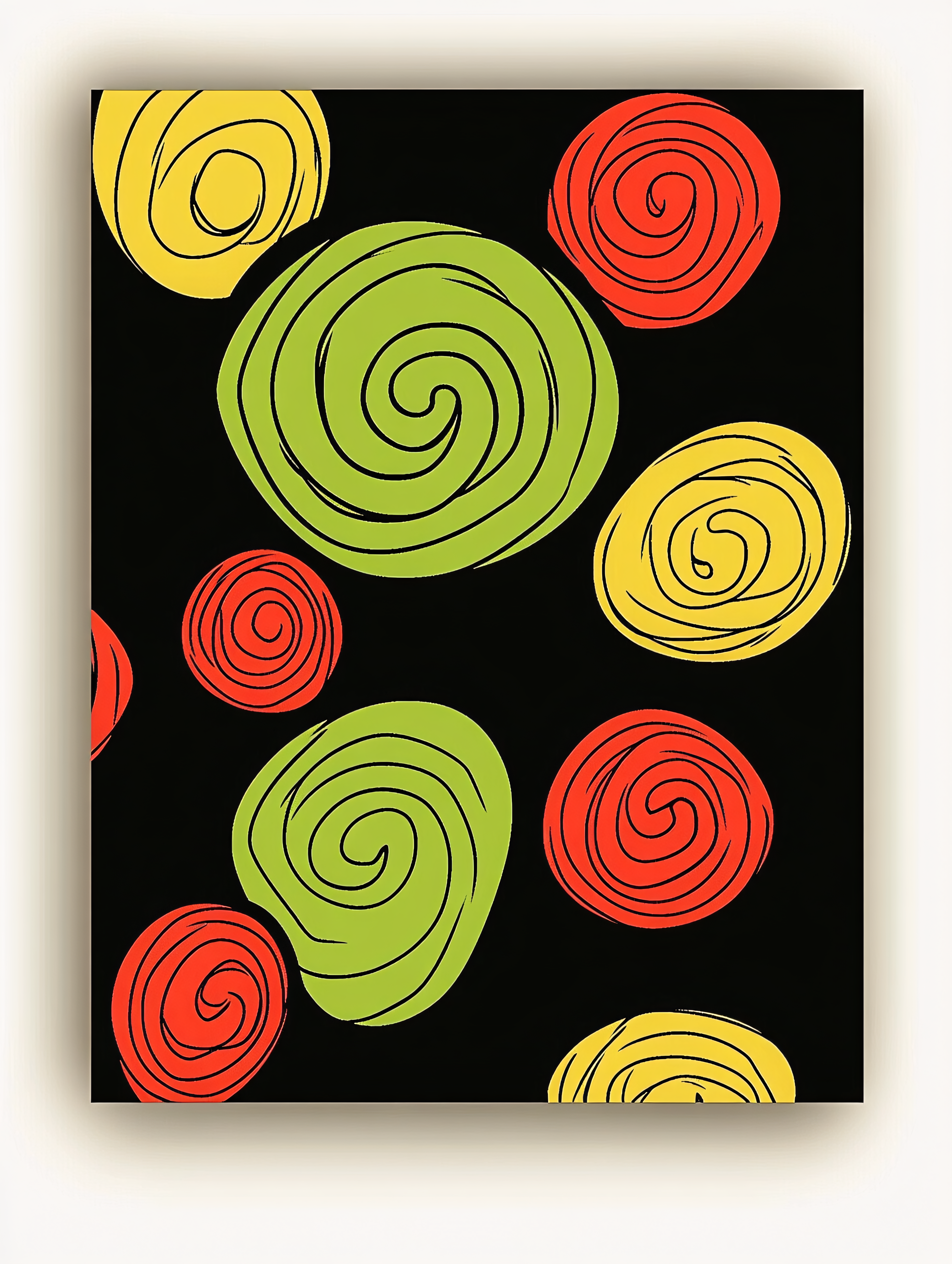 Spiral Circles Pattern