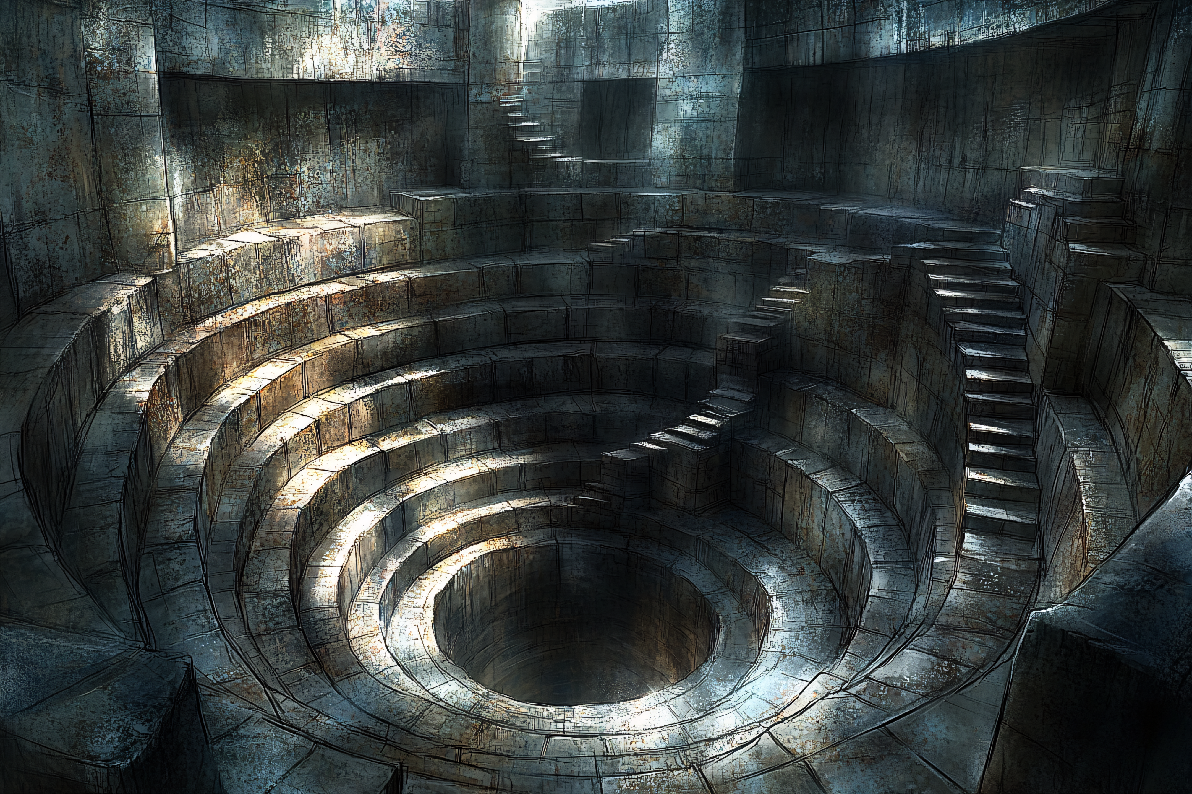 Spiral Well of Stone
