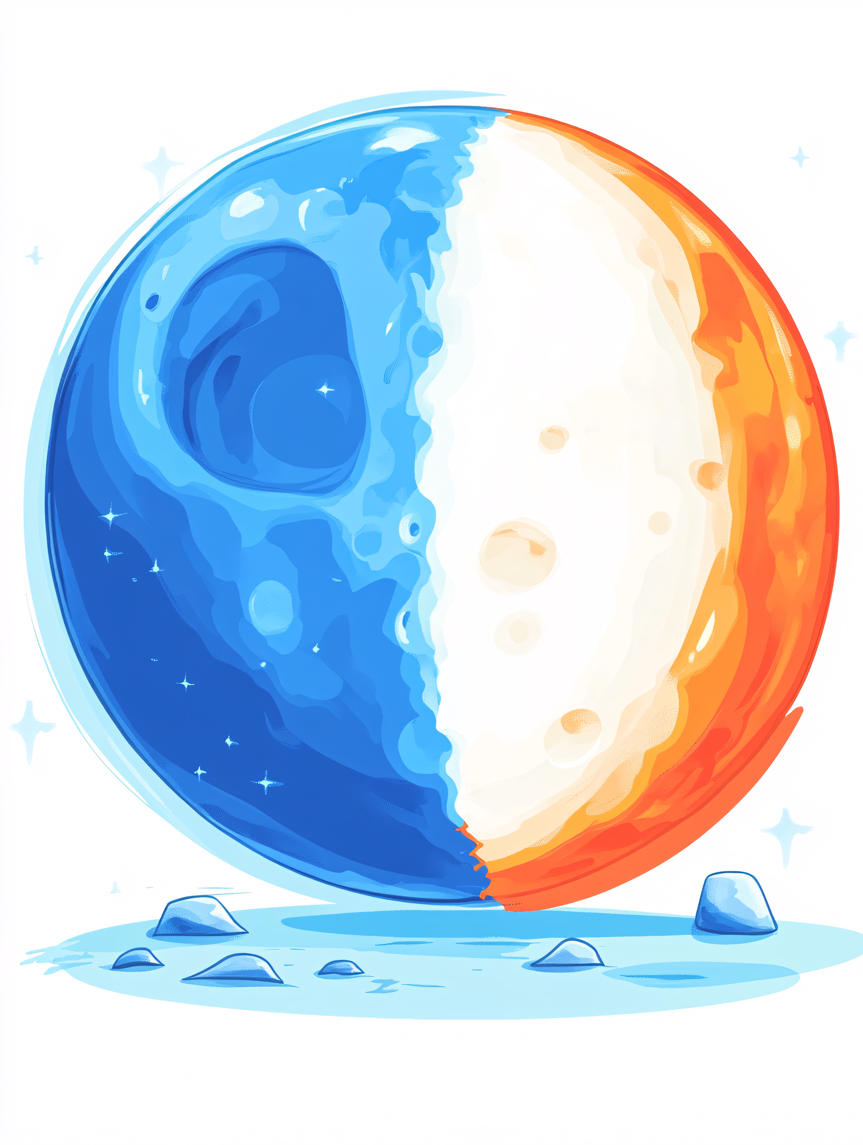 Split Color Sphere