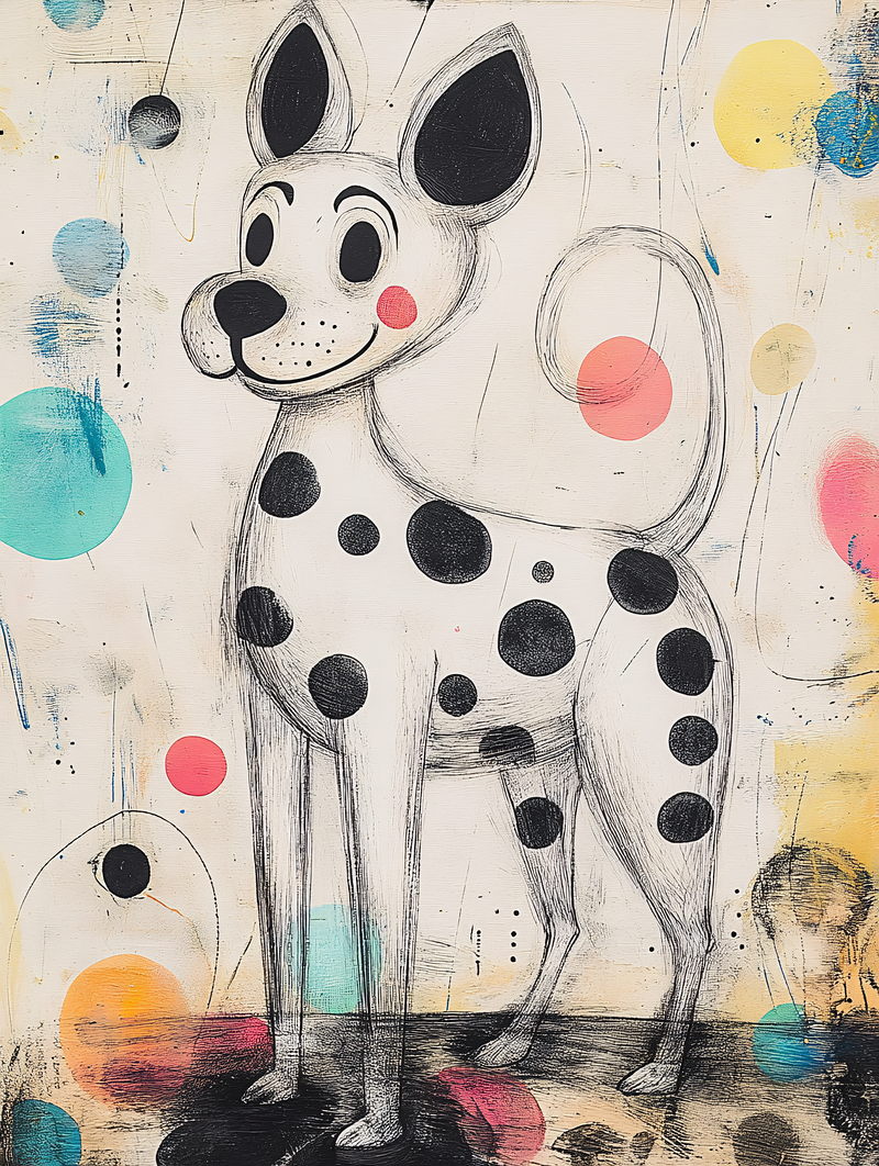 Spotted Canine Whimsy